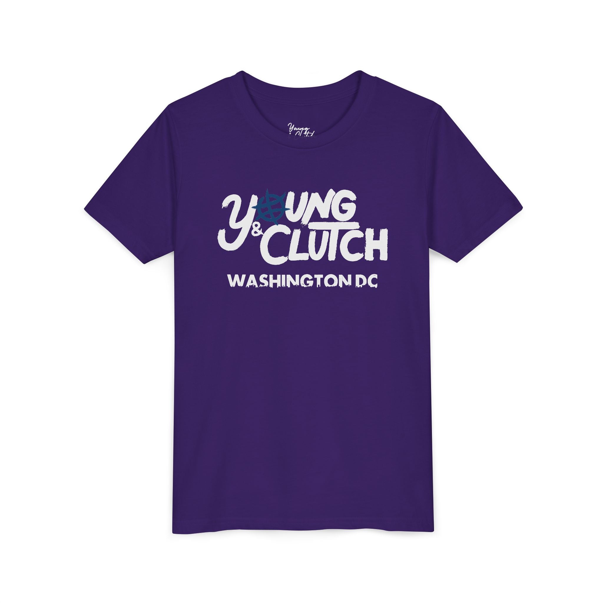 Youth Young & Clutch Washington DC Basketball T-shirt