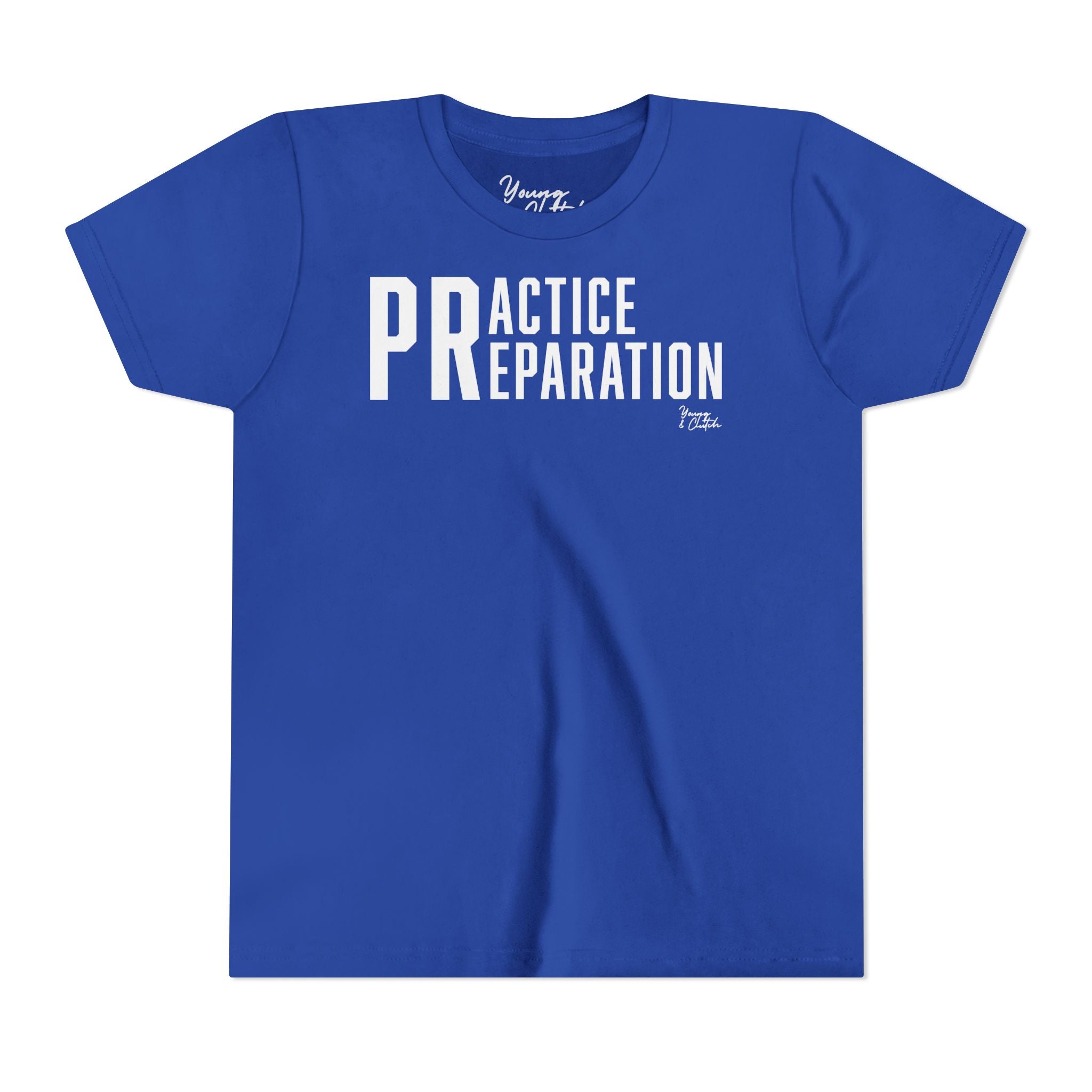 Youth Short Sleeve Tee Young & Clutch Practice & Preparation
