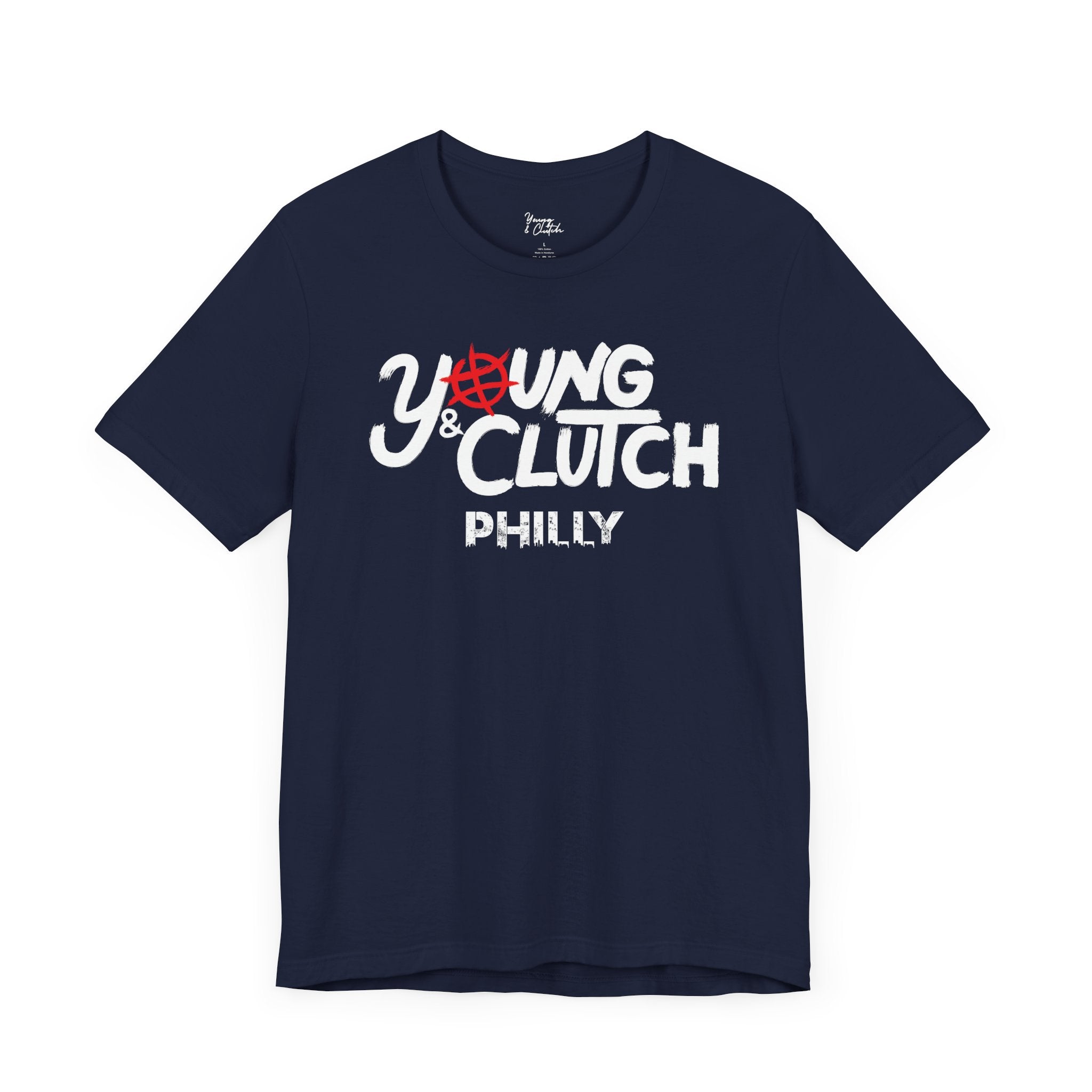 Young & Clutch Philly Basketball T-shirt (Adult size)