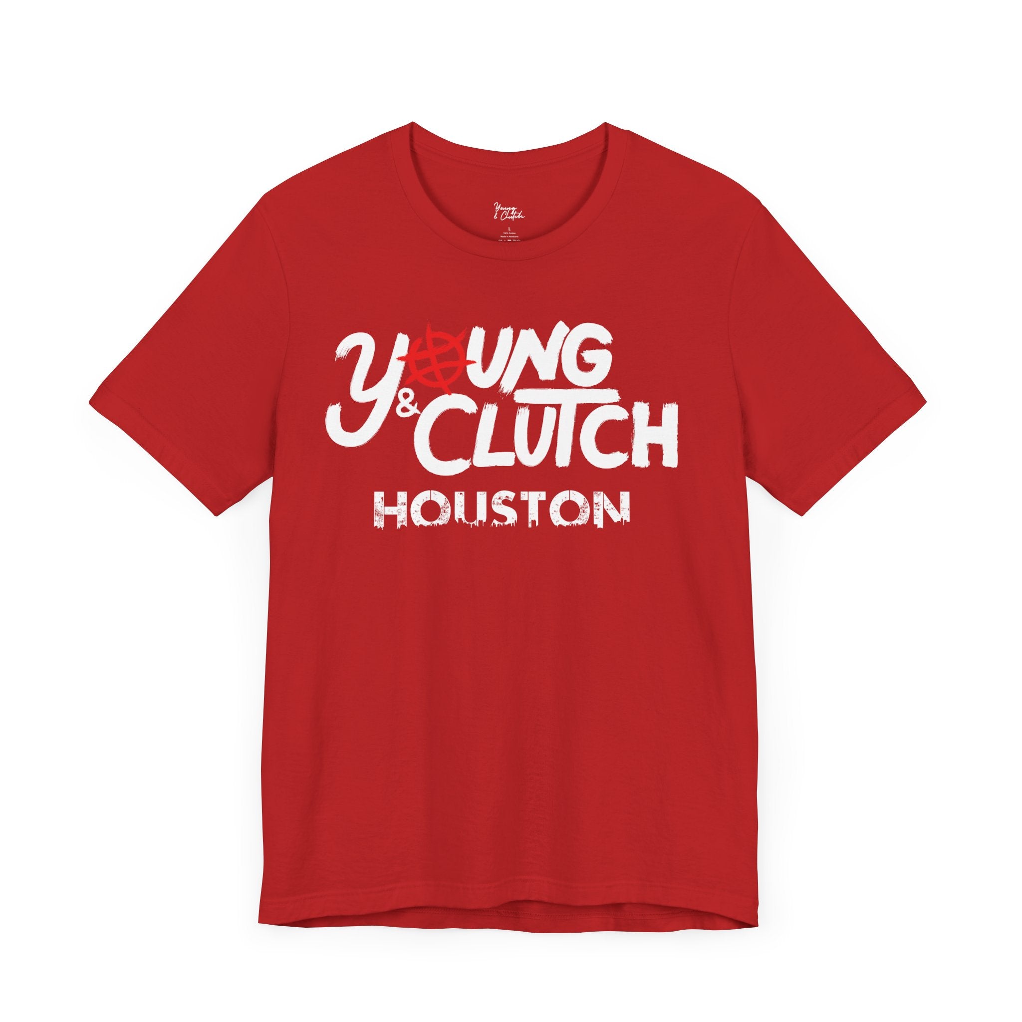 Young & Clutch Houston Basketball T-shirt (Adult size)