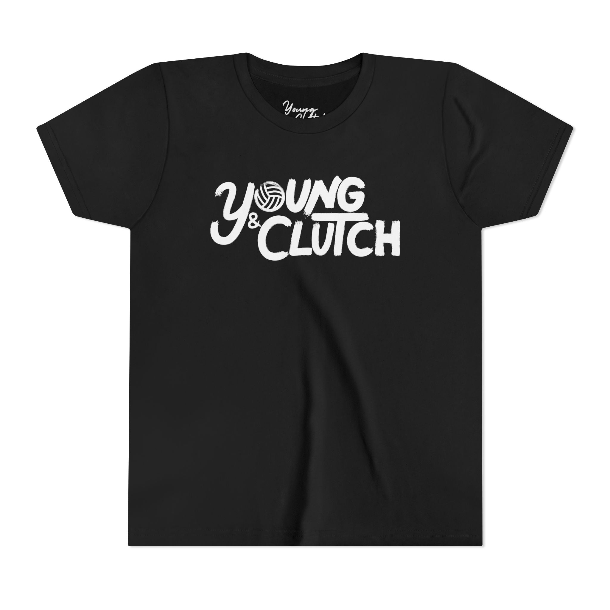 Youth Short Sleeve Tee - Young & Clutch Volleyball T-Shirt for Trendy Kids
