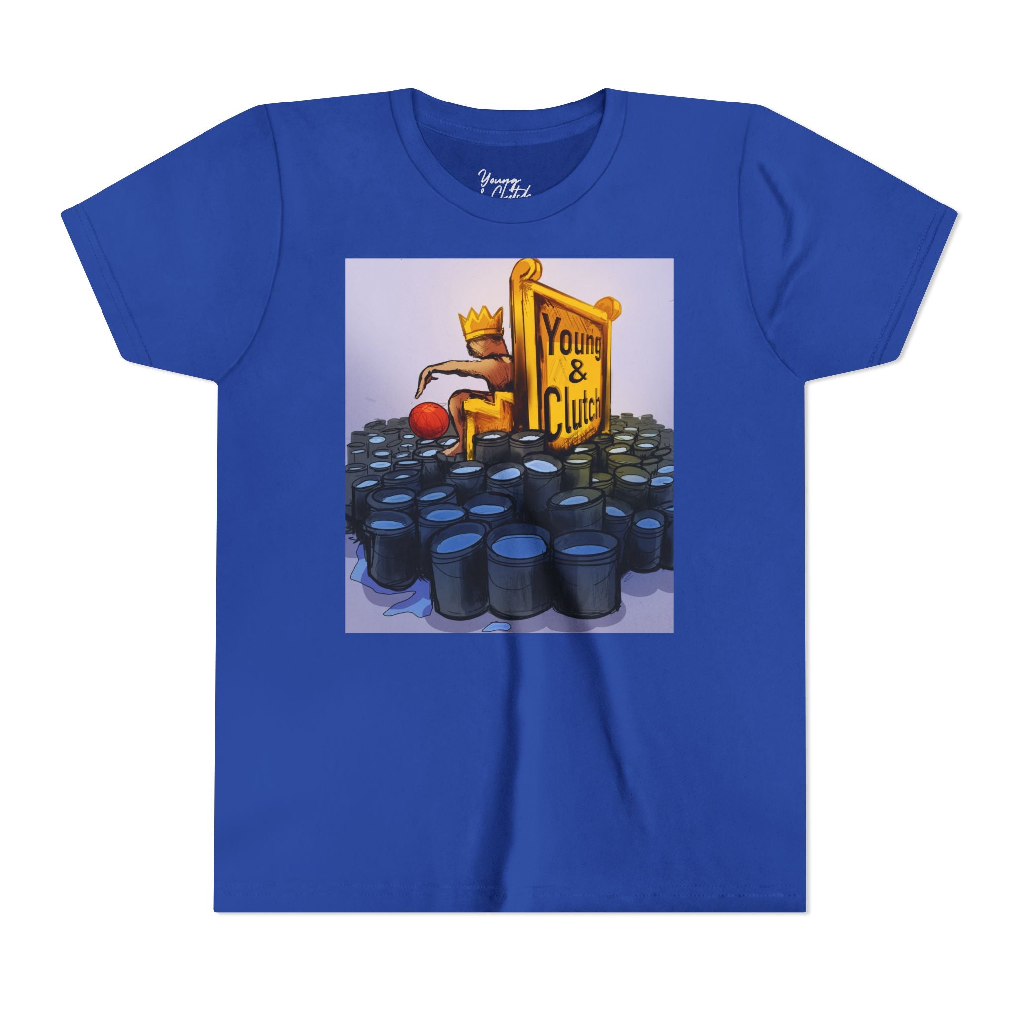 Youth Short Sleeve Tee Young & Clutch Throne of Buckets