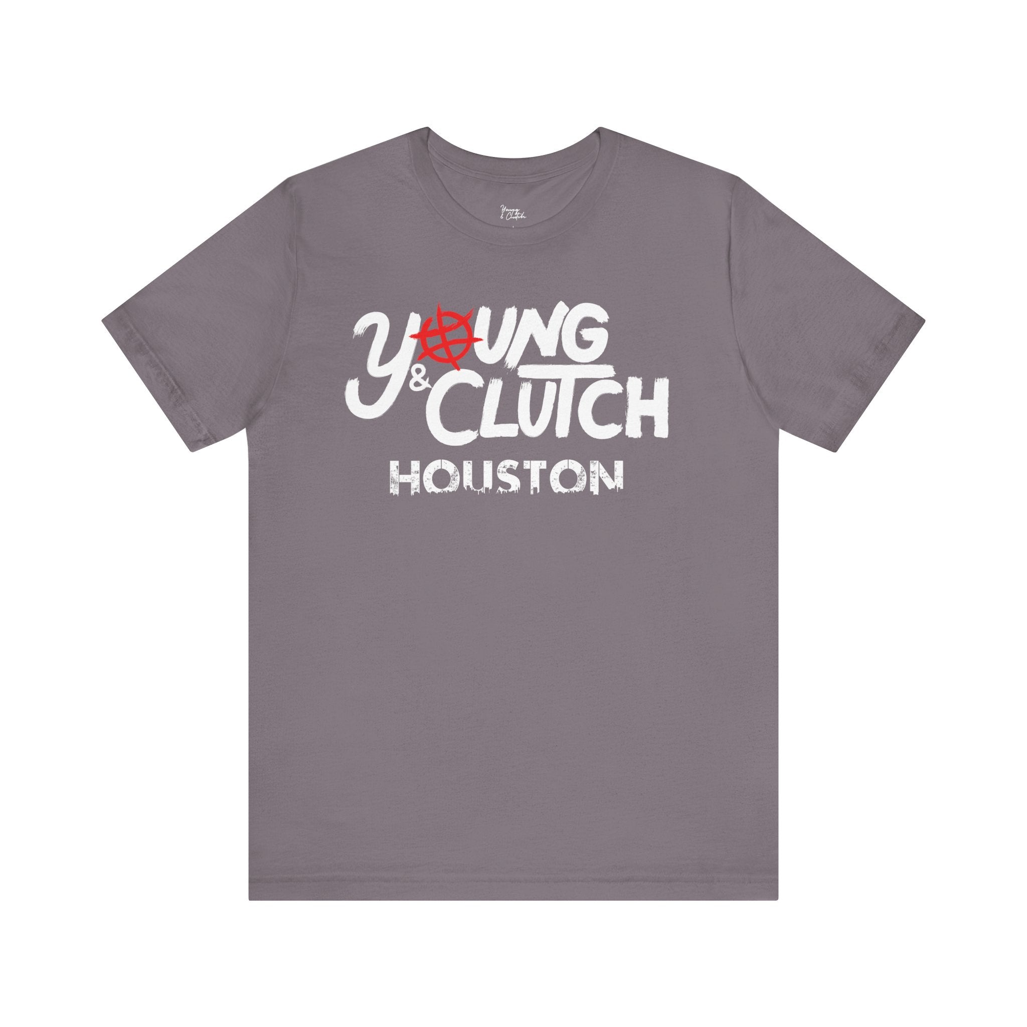 Young & Clutch Houston Basketball T-shirt (Adult size)