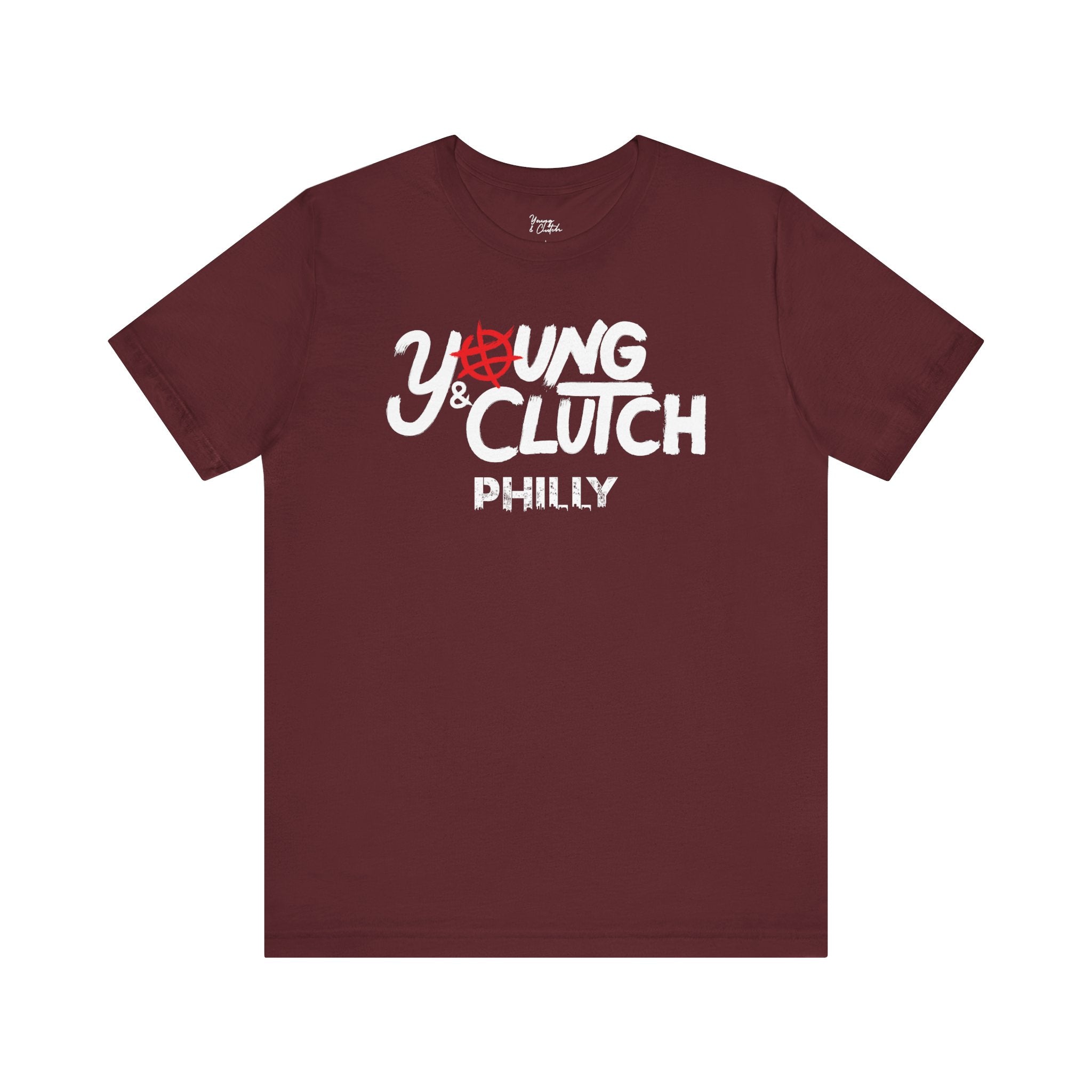 Young & Clutch Philly Basketball T-shirt (Adult size)