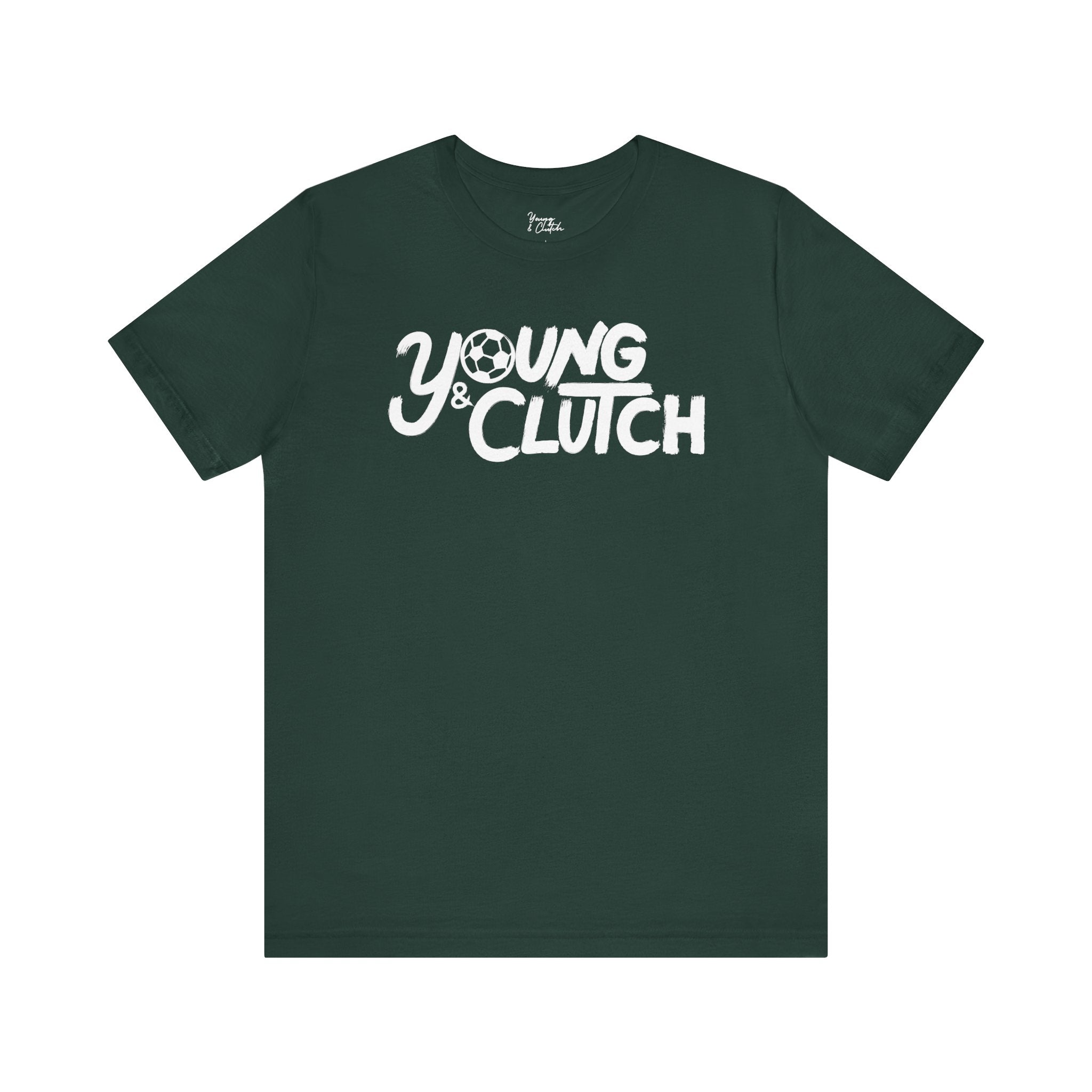 Adult Short Sleeve Young & Clutch Soccer T-shirt for youth