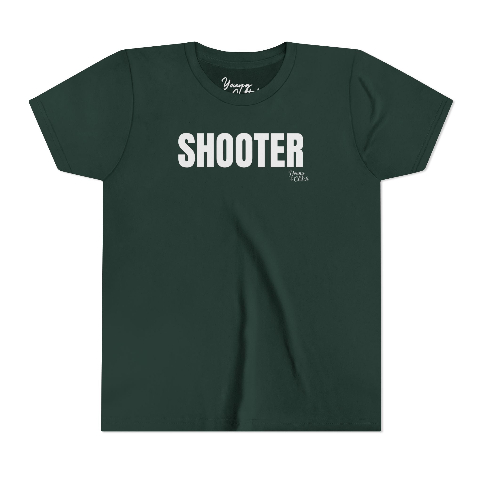 Youth Short Sleeve Tee Young & Clutch Shooter