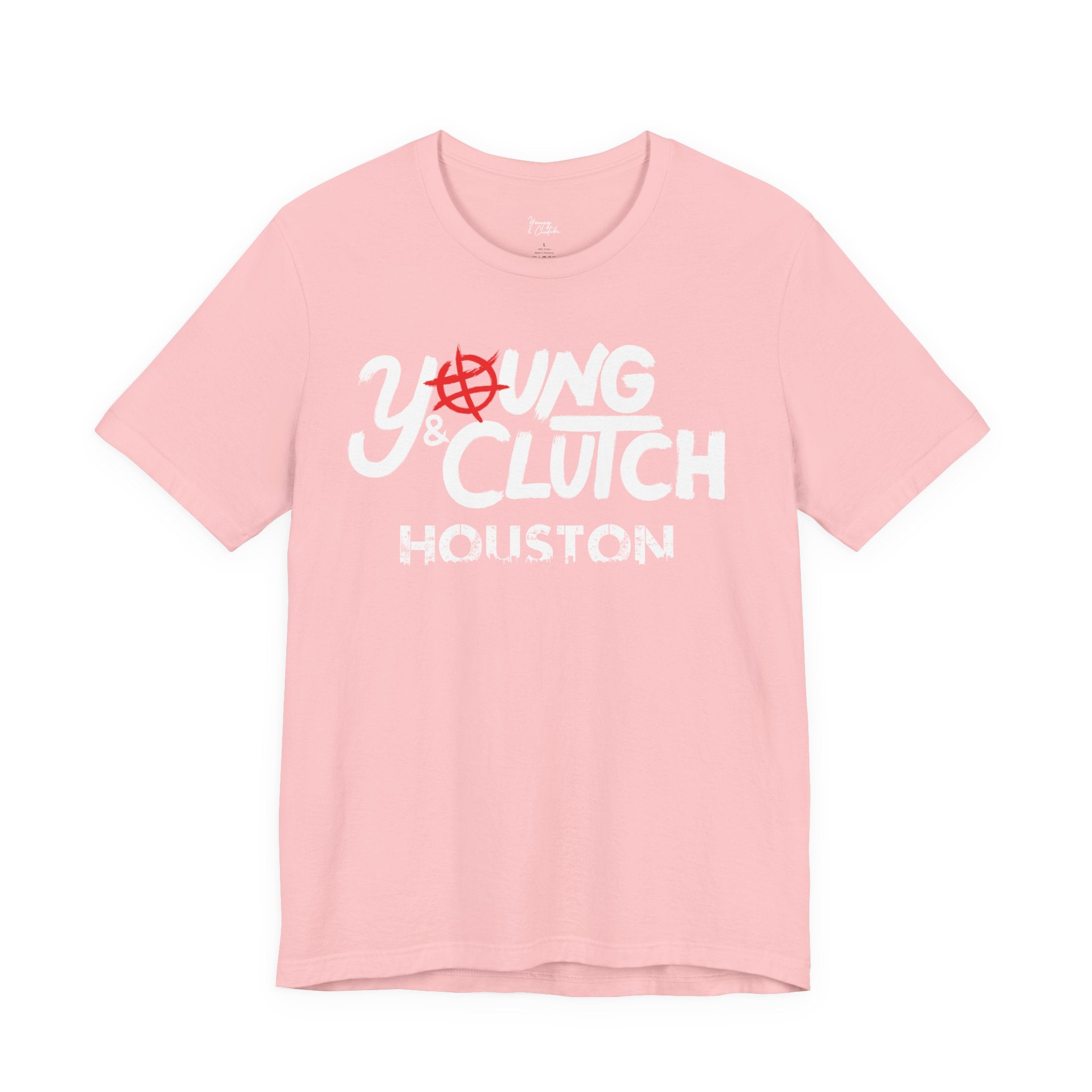 Young & Clutch Houston Basketball T-shirt (Adult size)