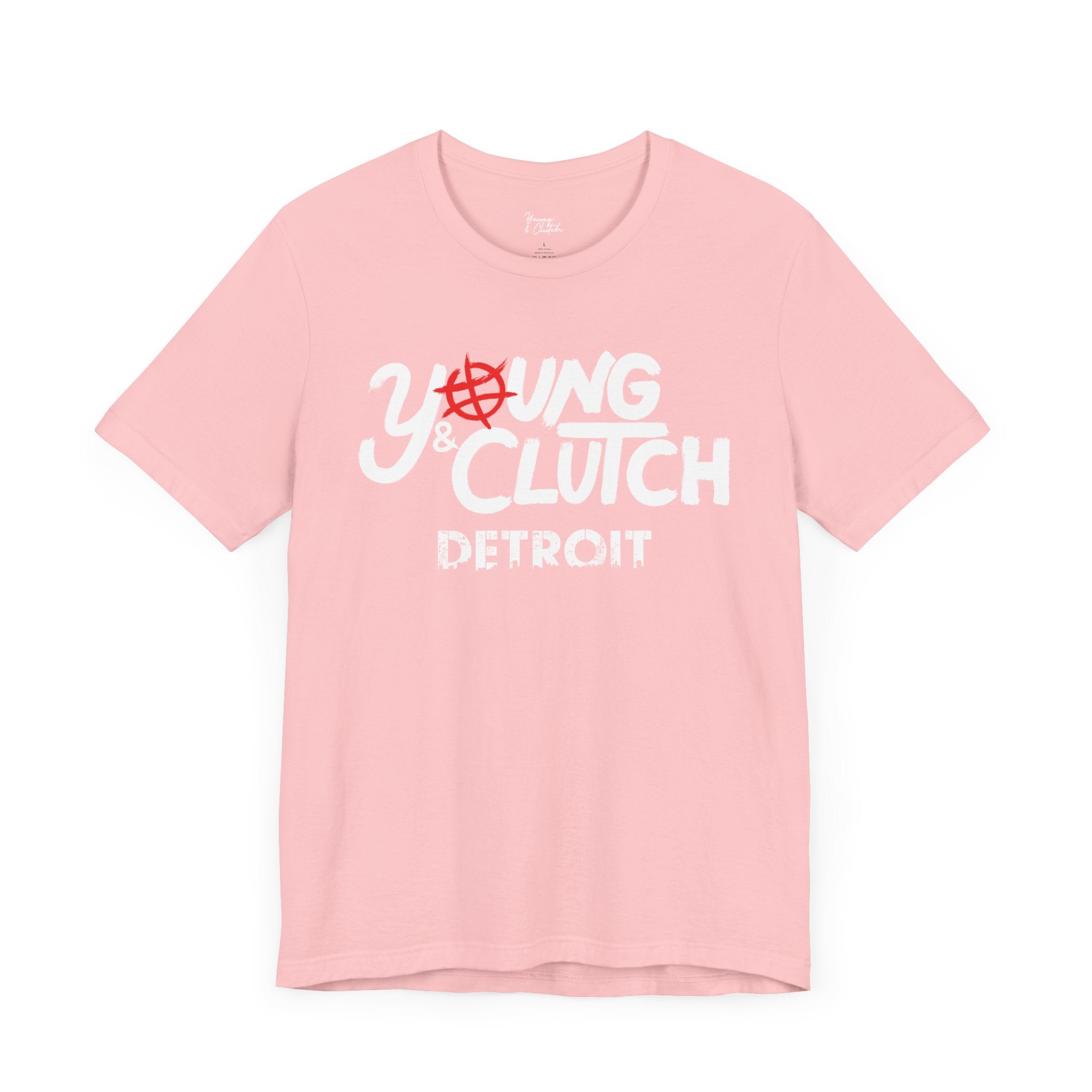 Young & Clutch Detroit Basketball T-shirt (Adult size)