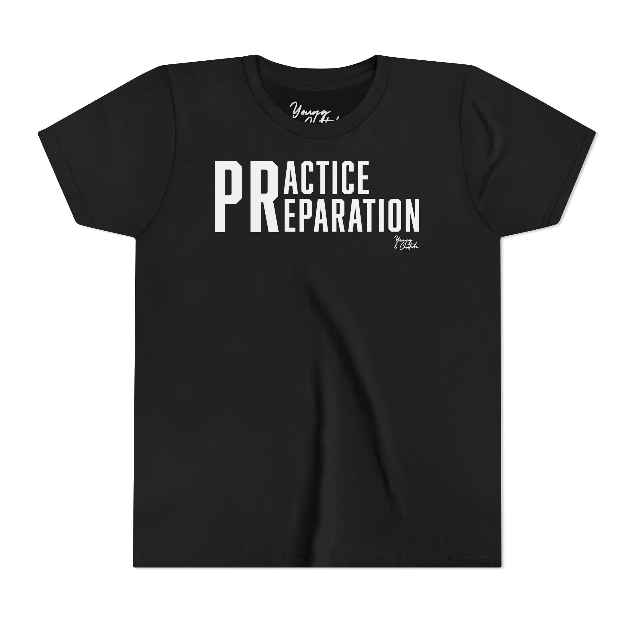 Youth Short Sleeve Tee Young & Clutch Practice & Preparation