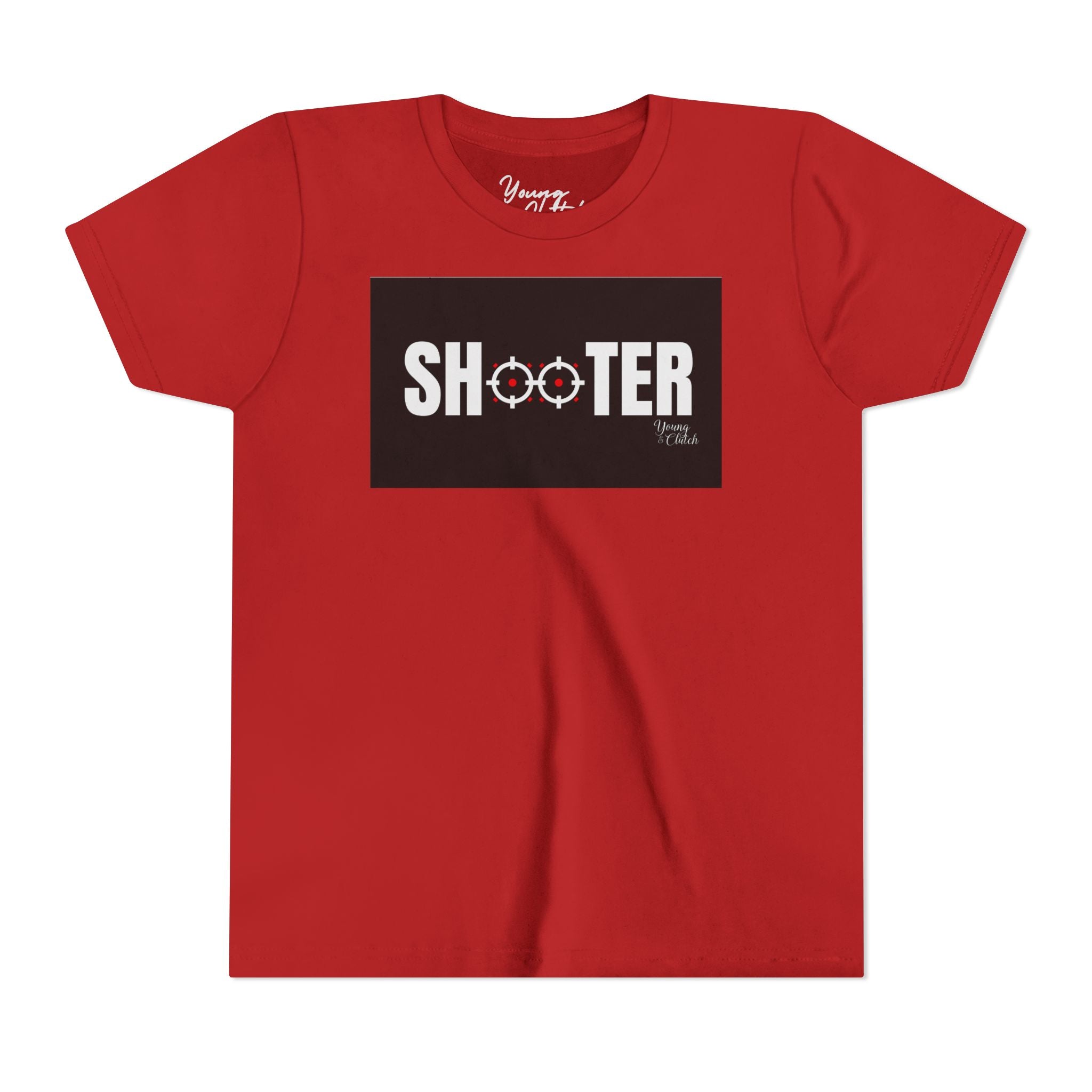 Youth Short Sleeve Tee Abstract Young & Clutch Shooter