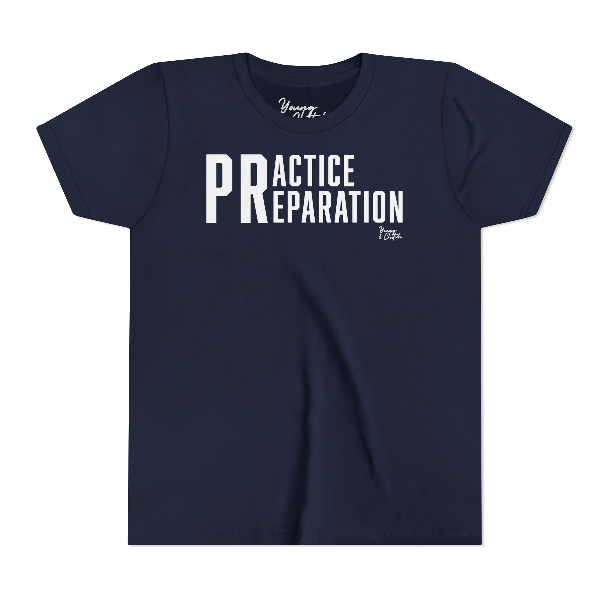 Youth Short Sleeve Tee Young & Clutch Practice & Preparation