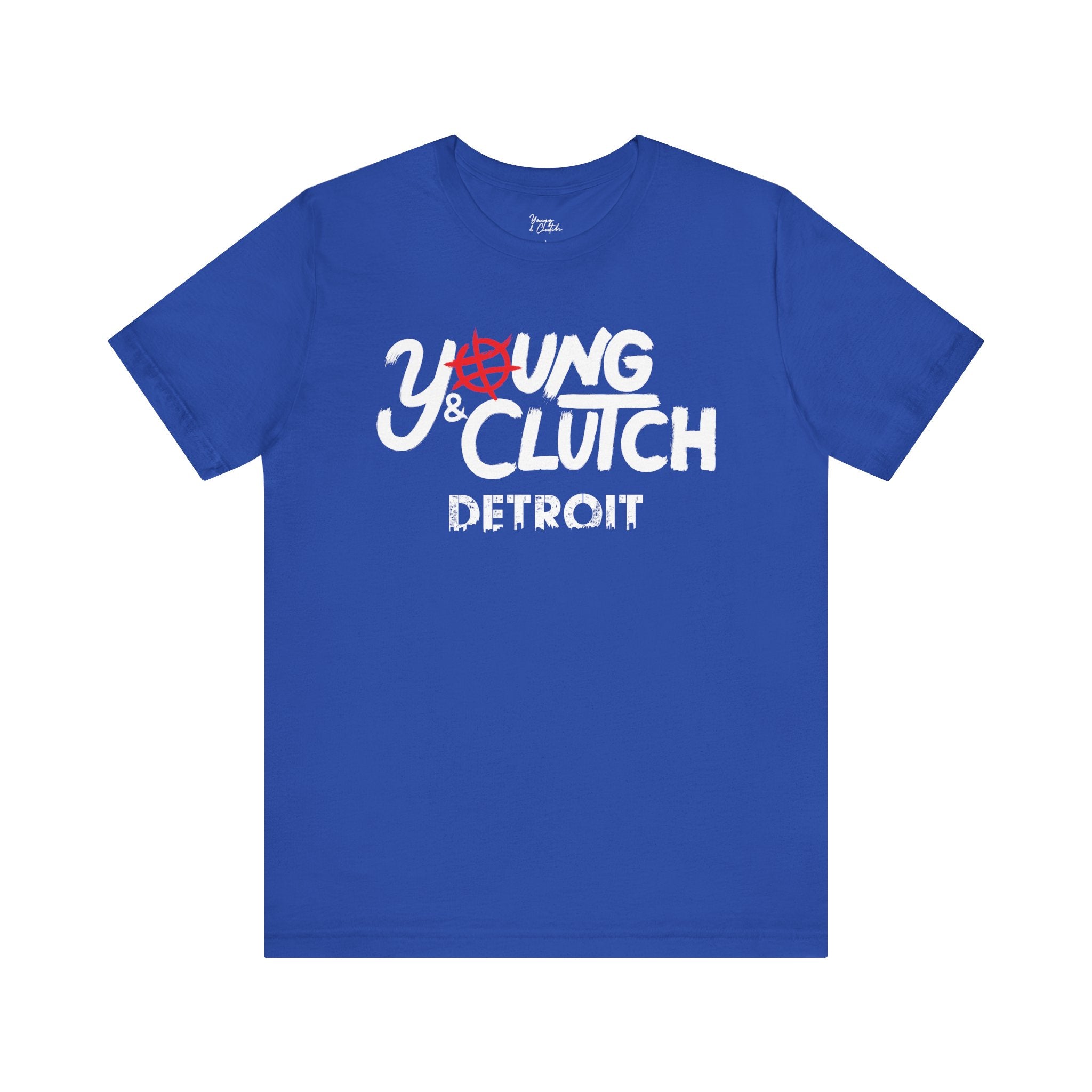 Young & Clutch Detroit Basketball T-shirt (Adult size)