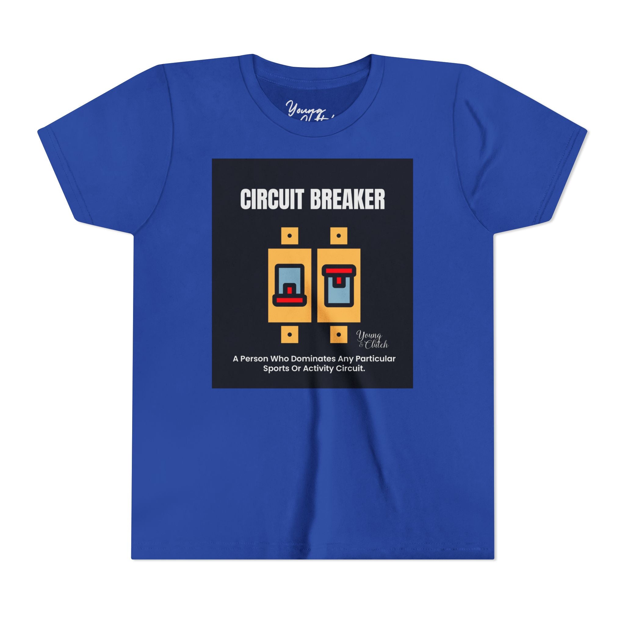 Youth Short Sleeve Tee Young & Clutch Circuit Breaker 2