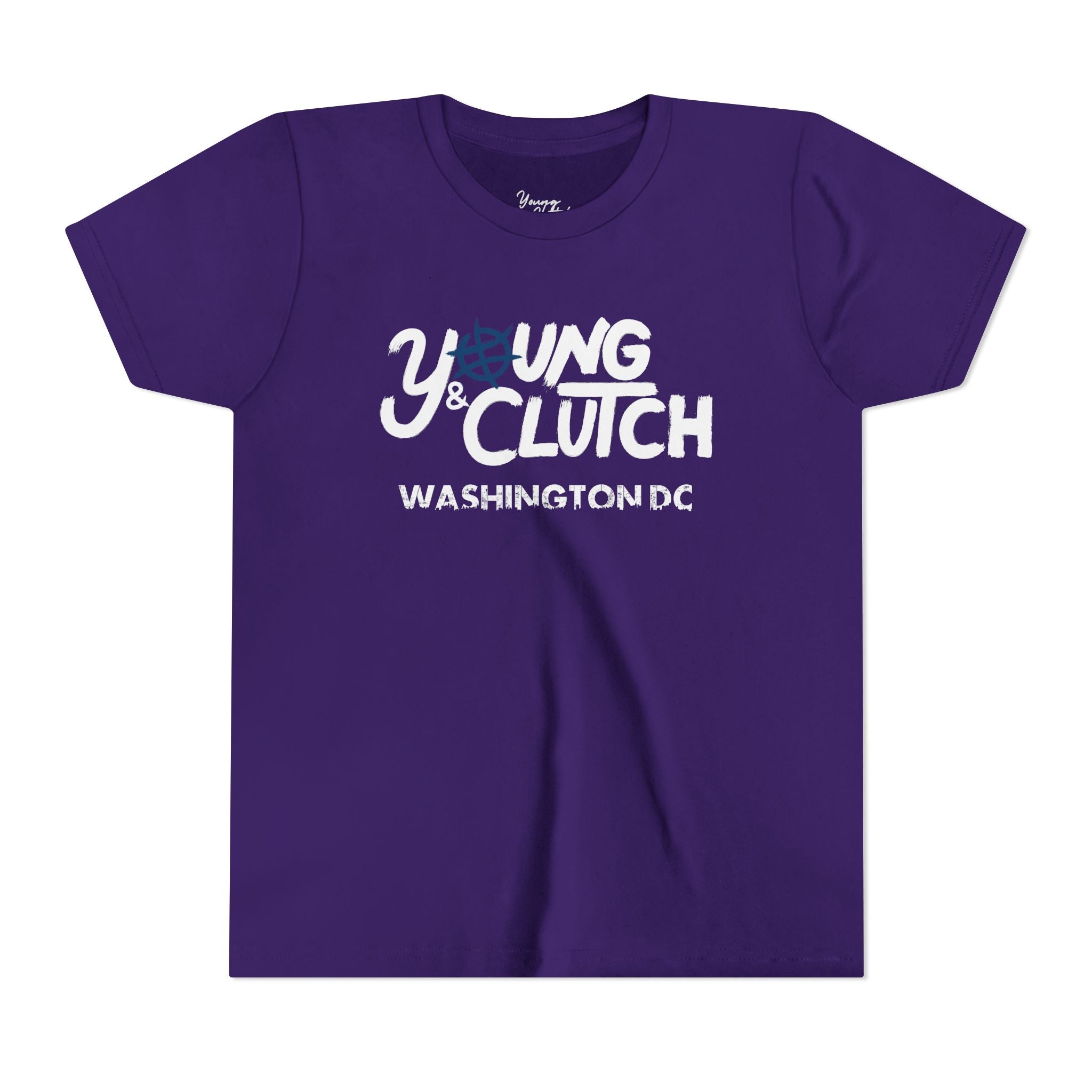 Youth Young & Clutch Washington DC Basketball T-shirt