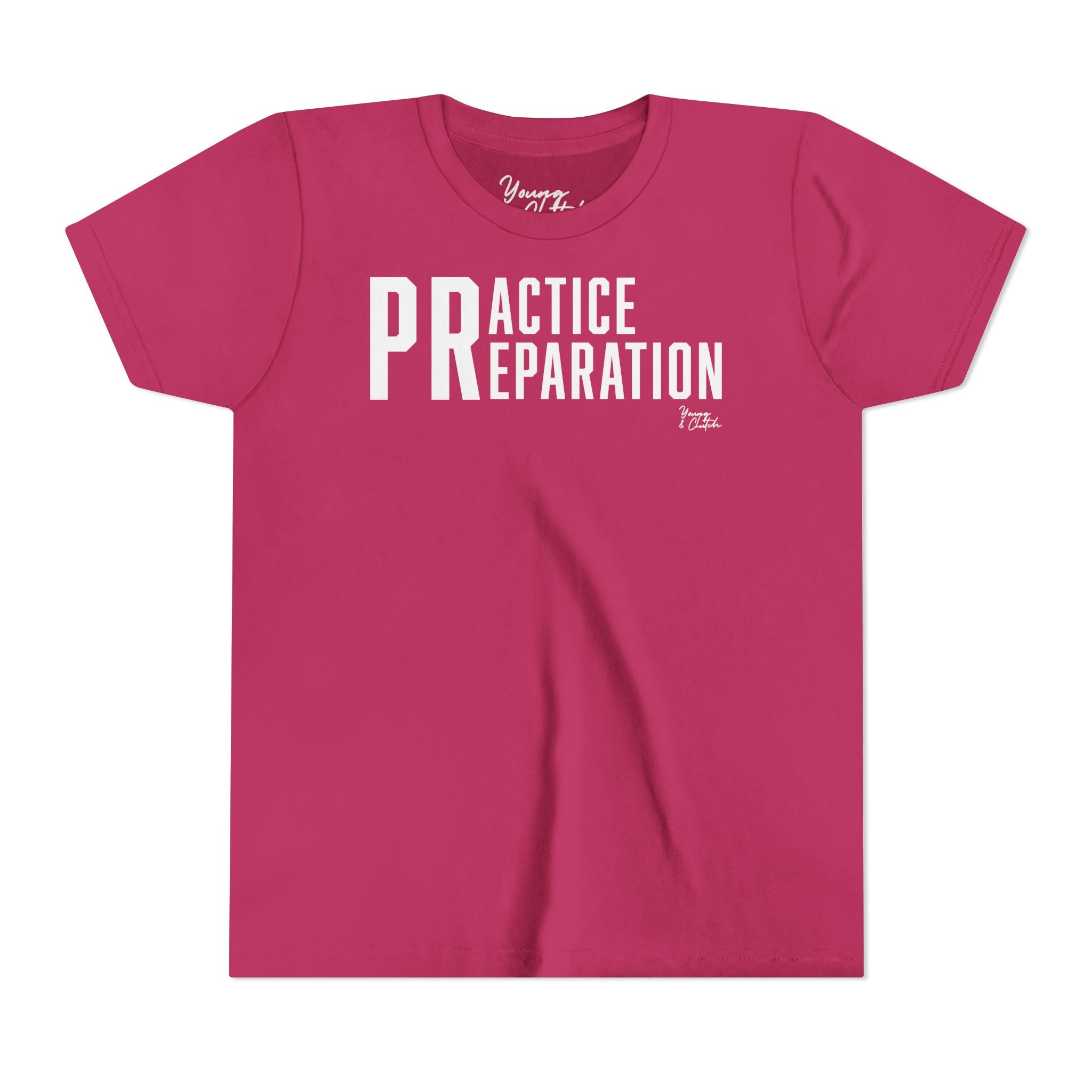 Youth Short Sleeve Tee Young & Clutch Practice & Preparation