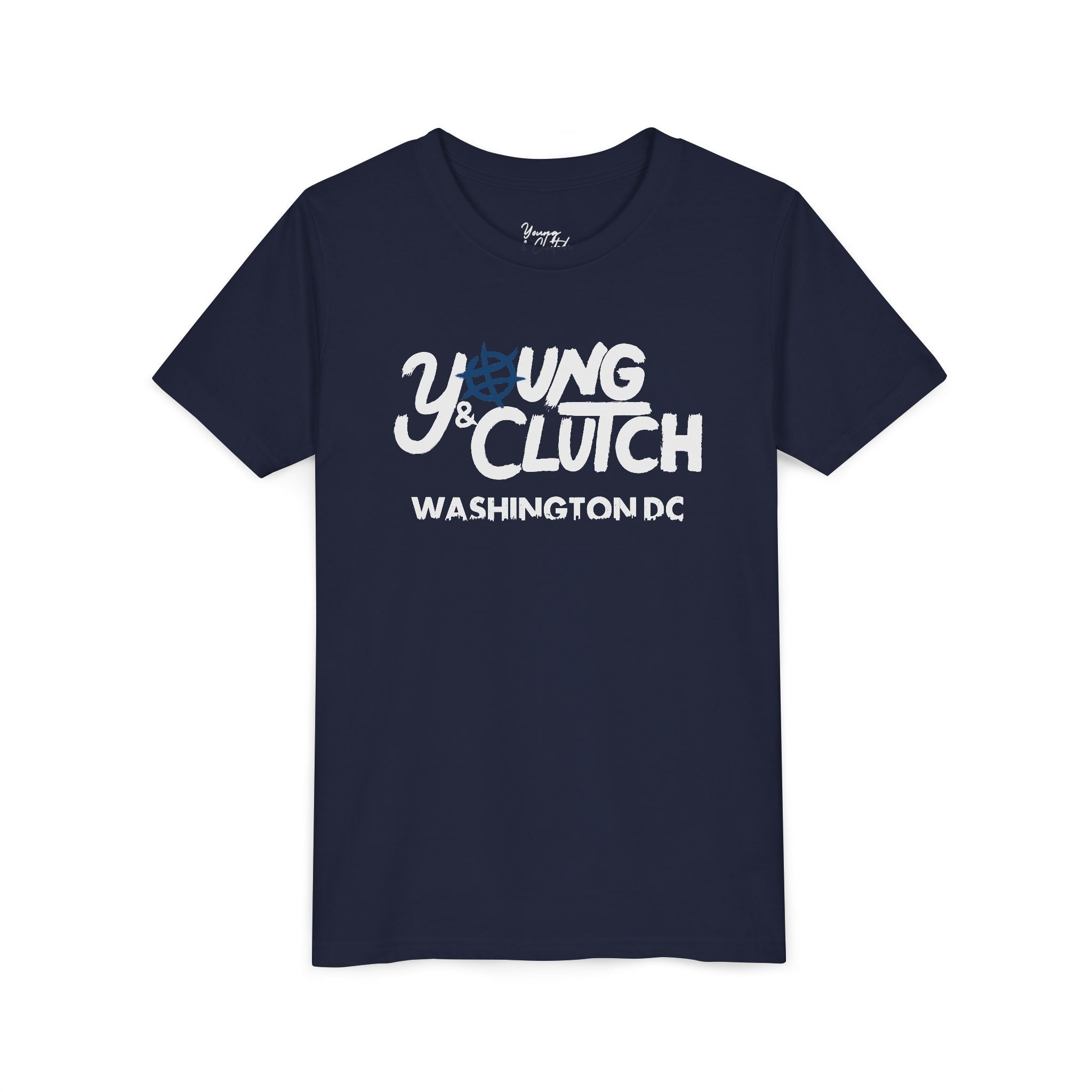 Youth Young & Clutch Washington DC Basketball T-shirt