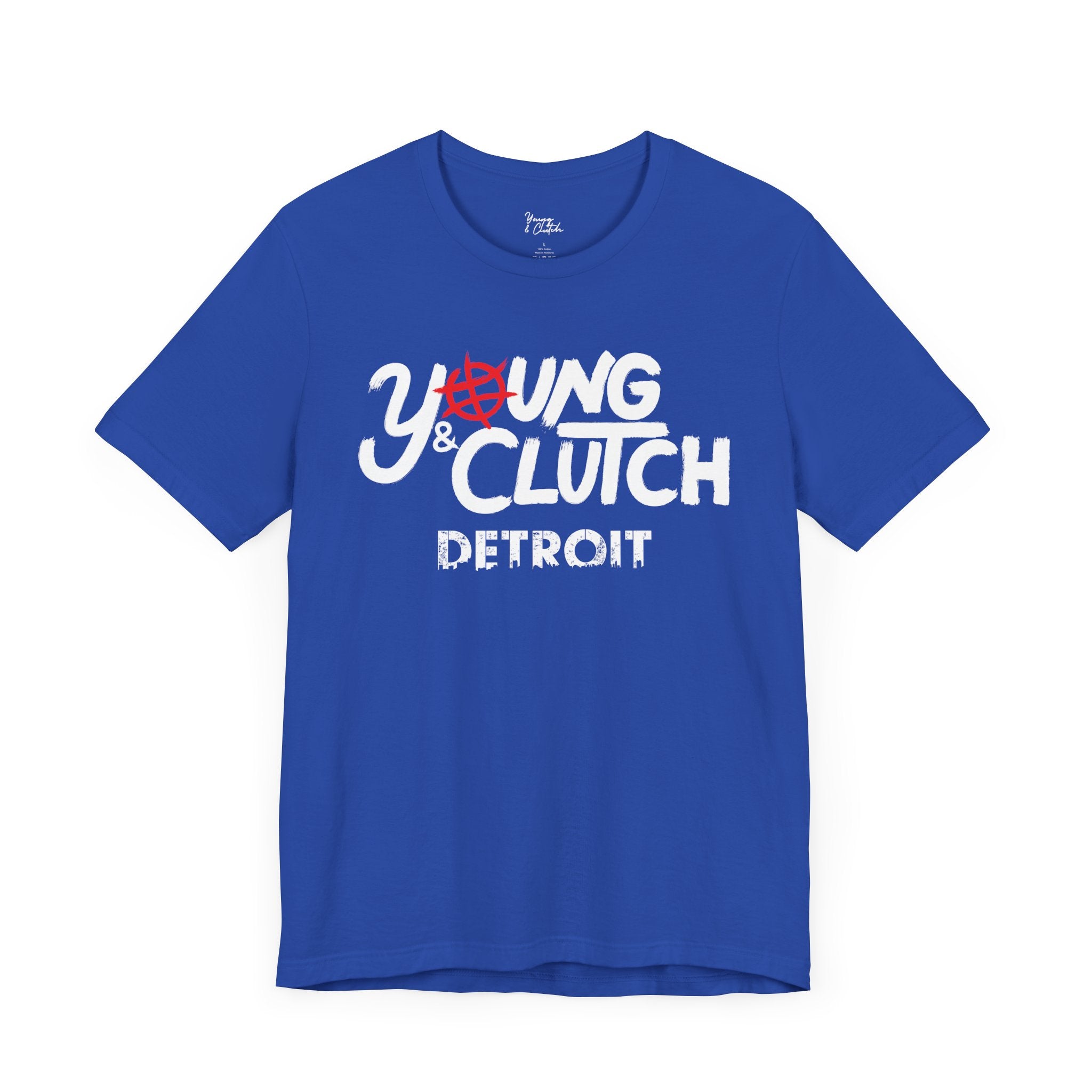 Young & Clutch Detroit Basketball T-shirt (Adult size)