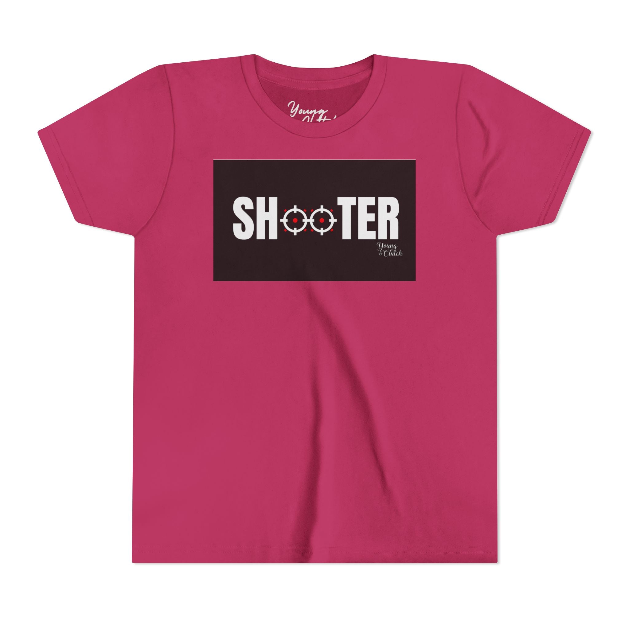Youth Short Sleeve Tee Abstract Young & Clutch Shooter
