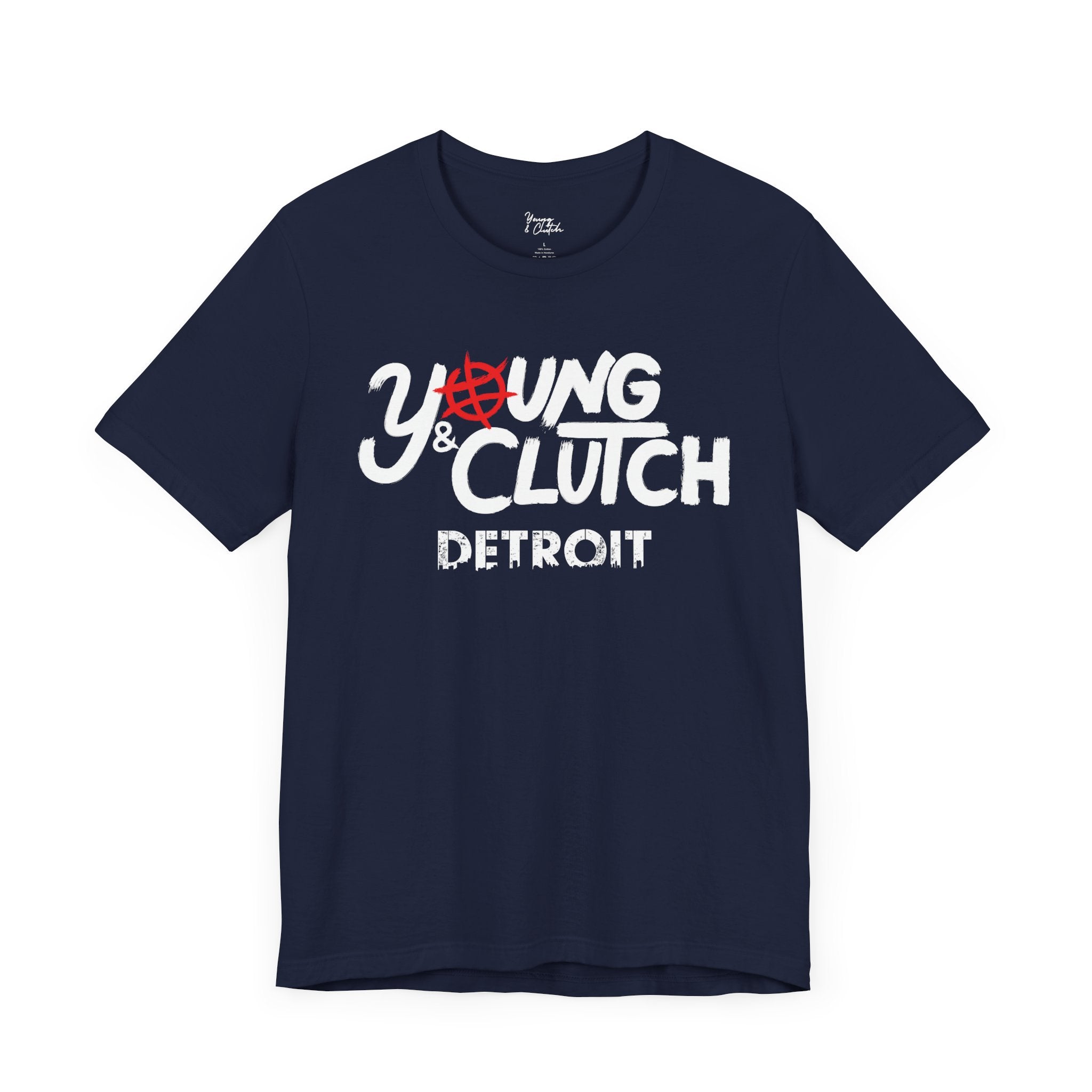 Young & Clutch Detroit Basketball T-shirt (Adult size)