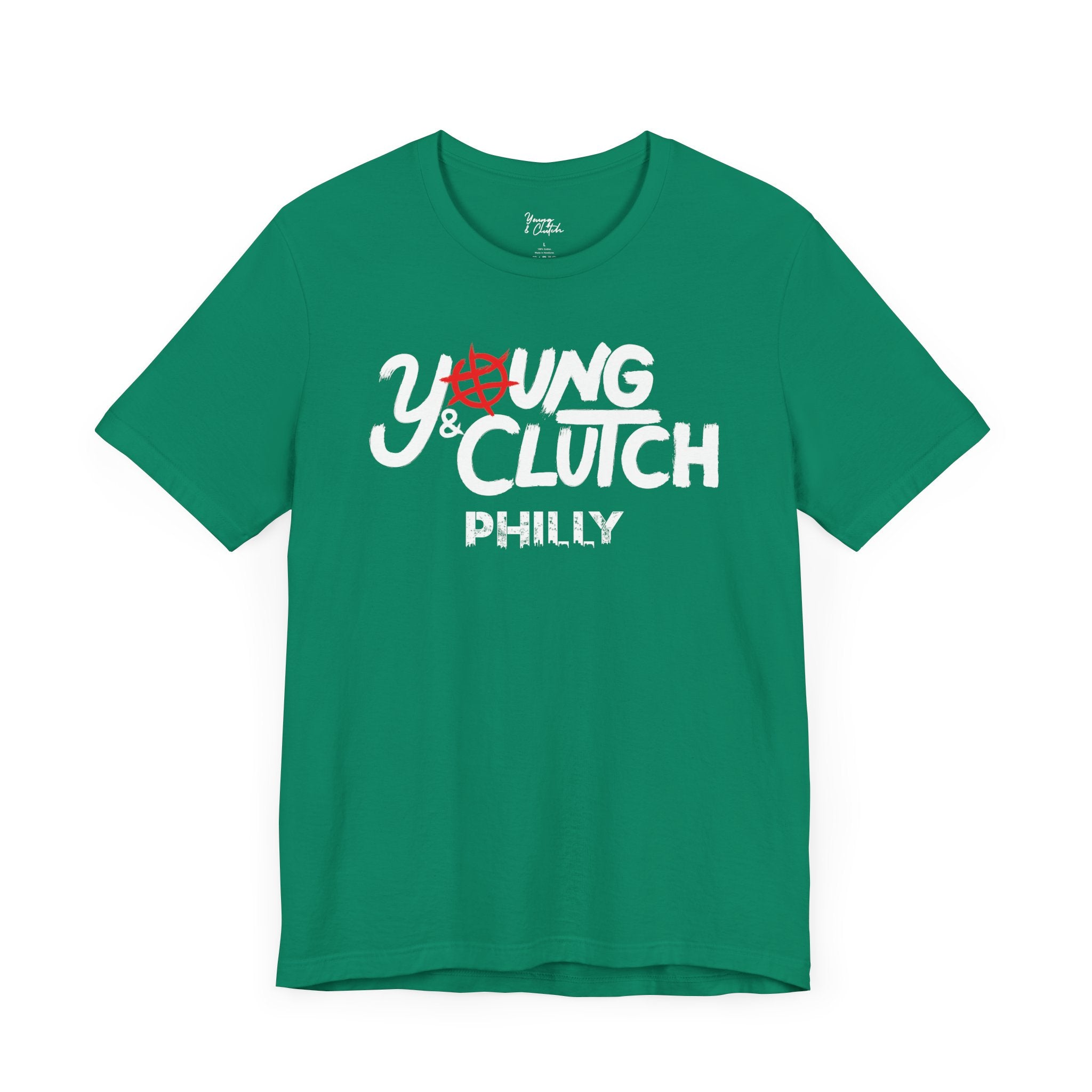 Young & Clutch Philly Basketball T-shirt (Adult size)