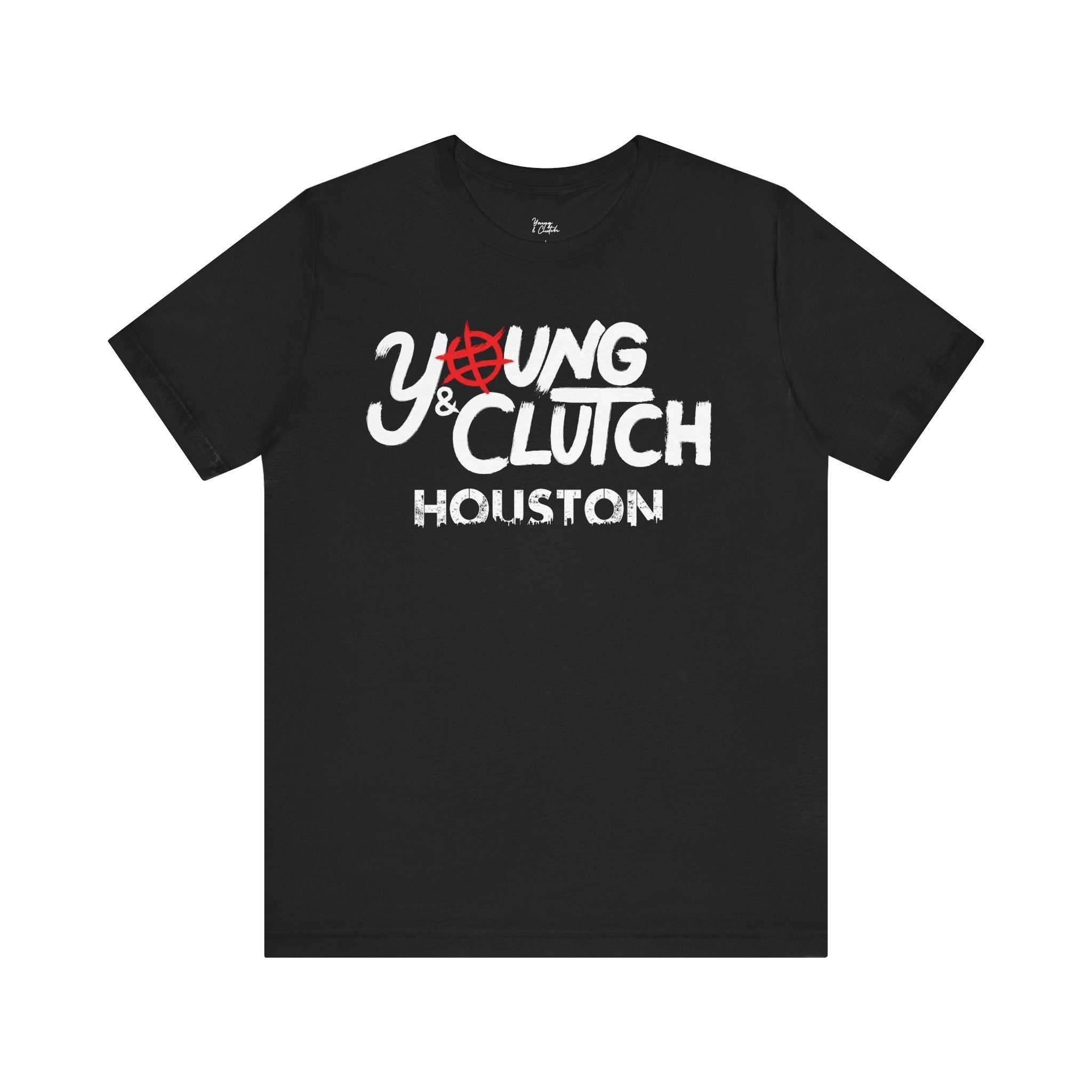 Young & Clutch Houston Basketball T-shirt (Adult size)