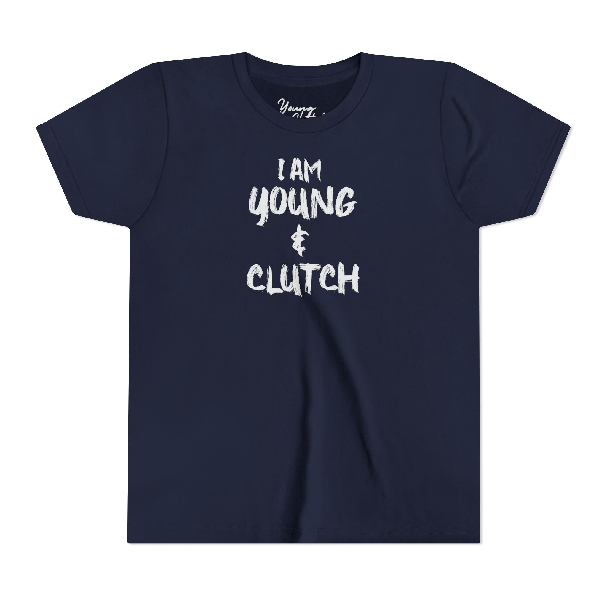 Youth Short Sleeve Tee I Am Young & Clutch