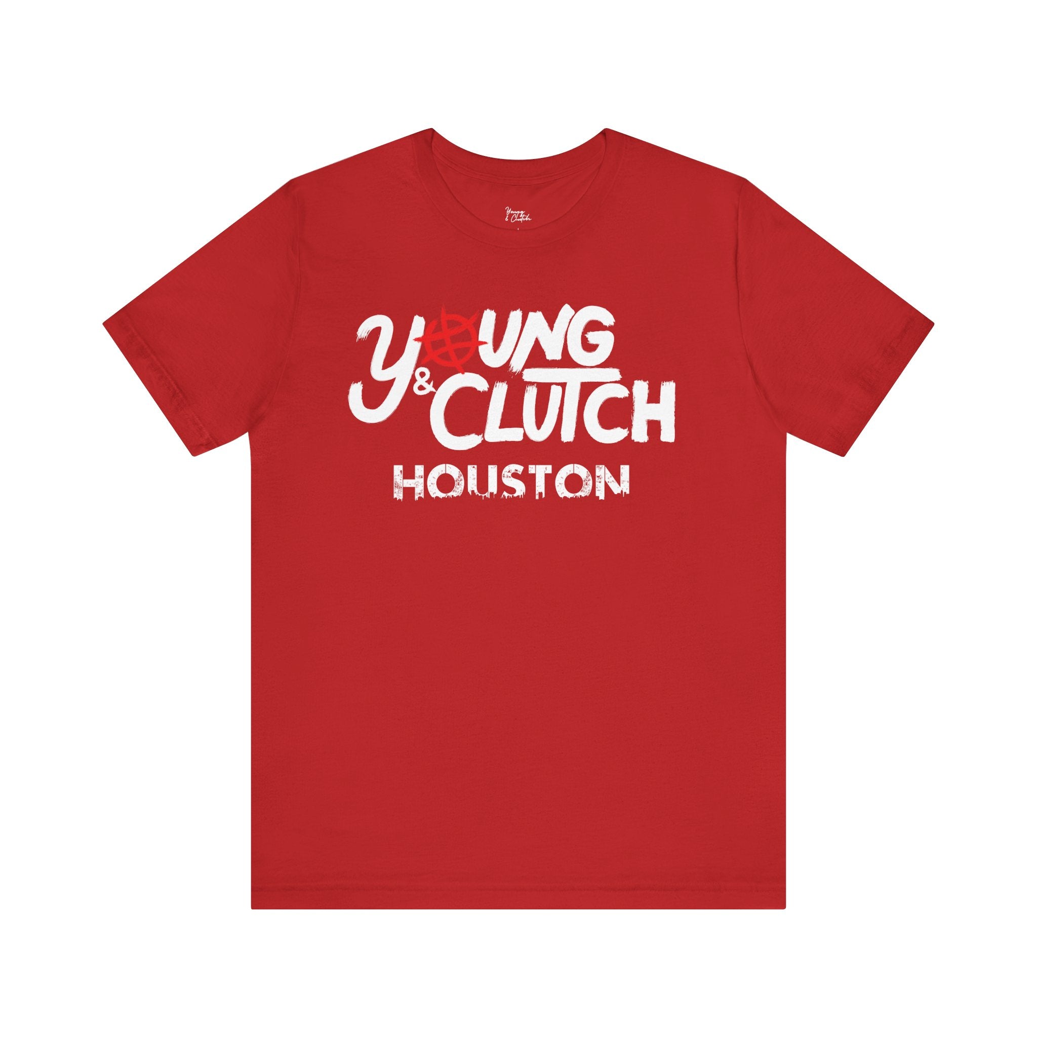 Young & Clutch Houston Basketball T-shirt (Adult size)