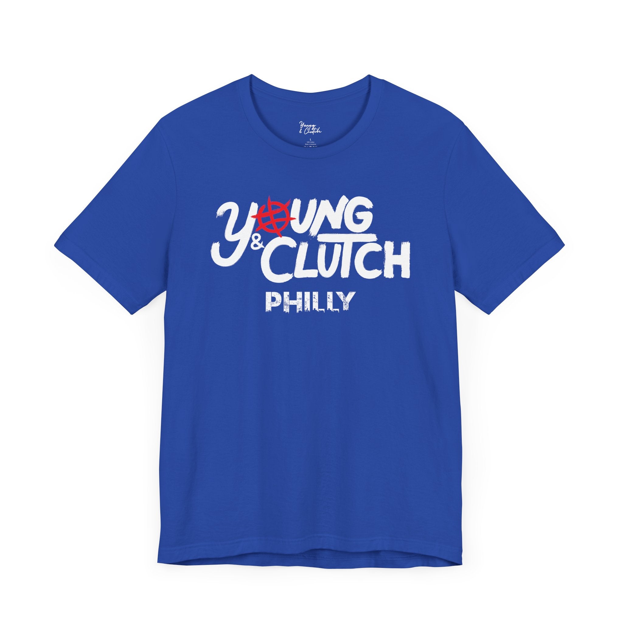 Young & Clutch Philly Basketball T-shirt (Adult size)