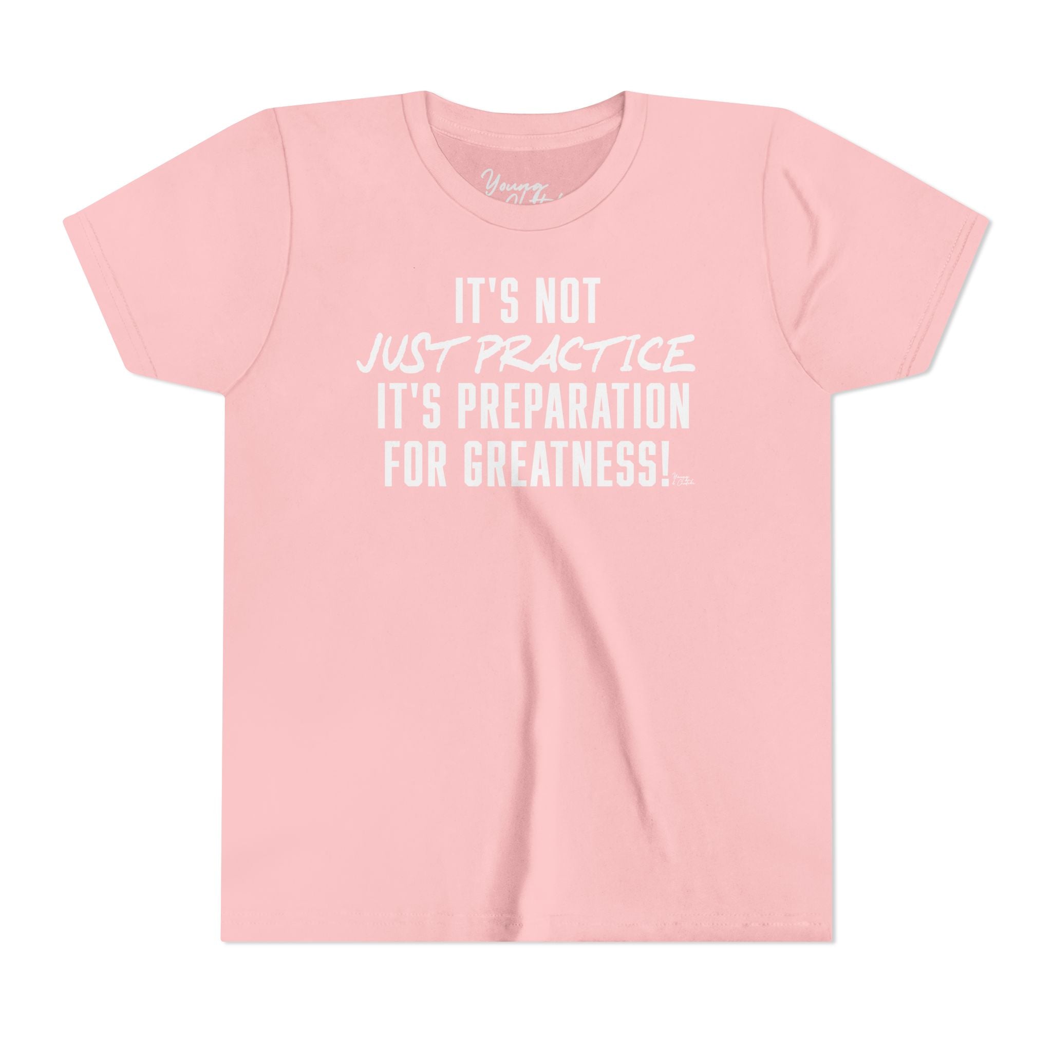 Youth Short Sleeve Tee Young & Clutch It's not just Practice