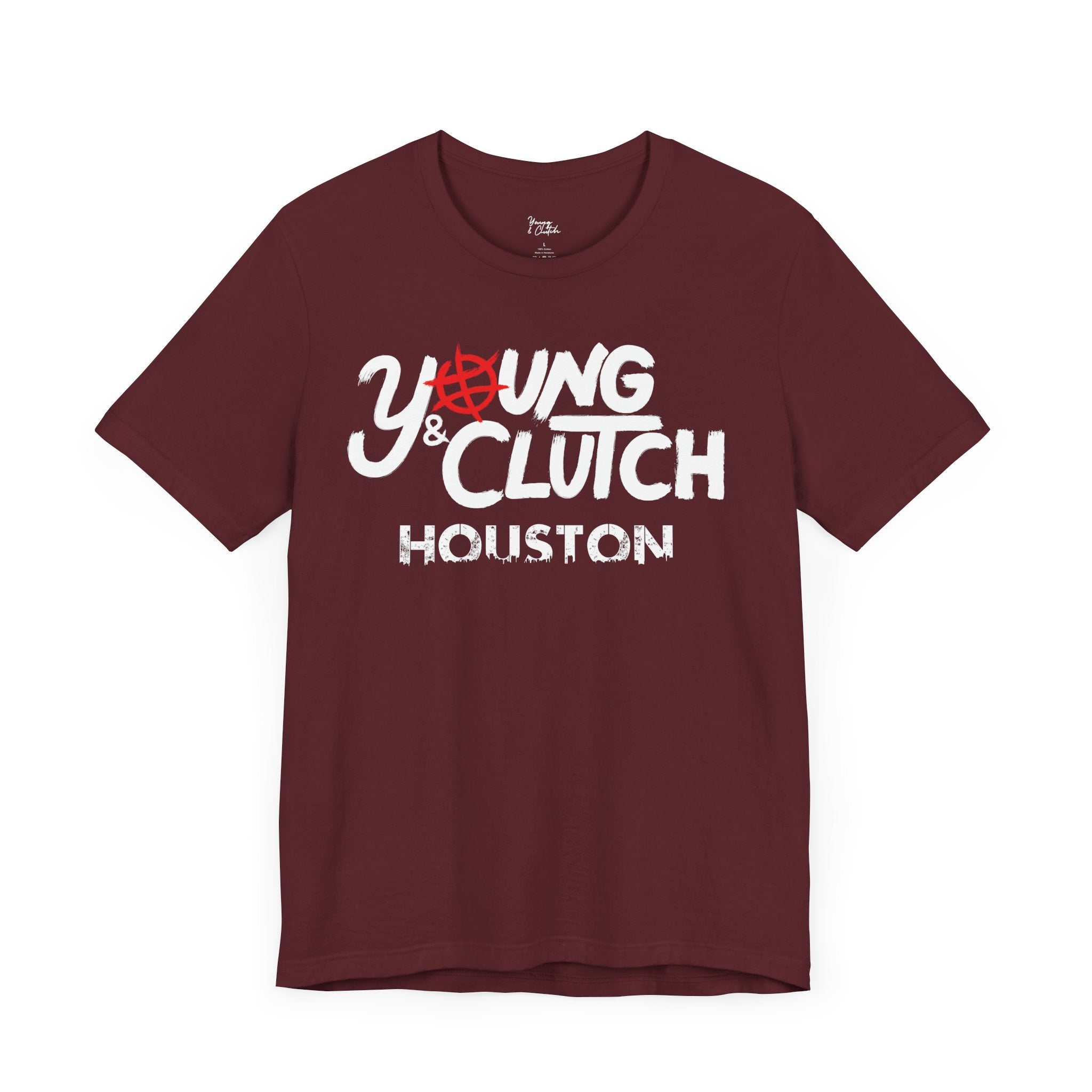 Young & Clutch Houston Basketball T-shirt (Adult size)