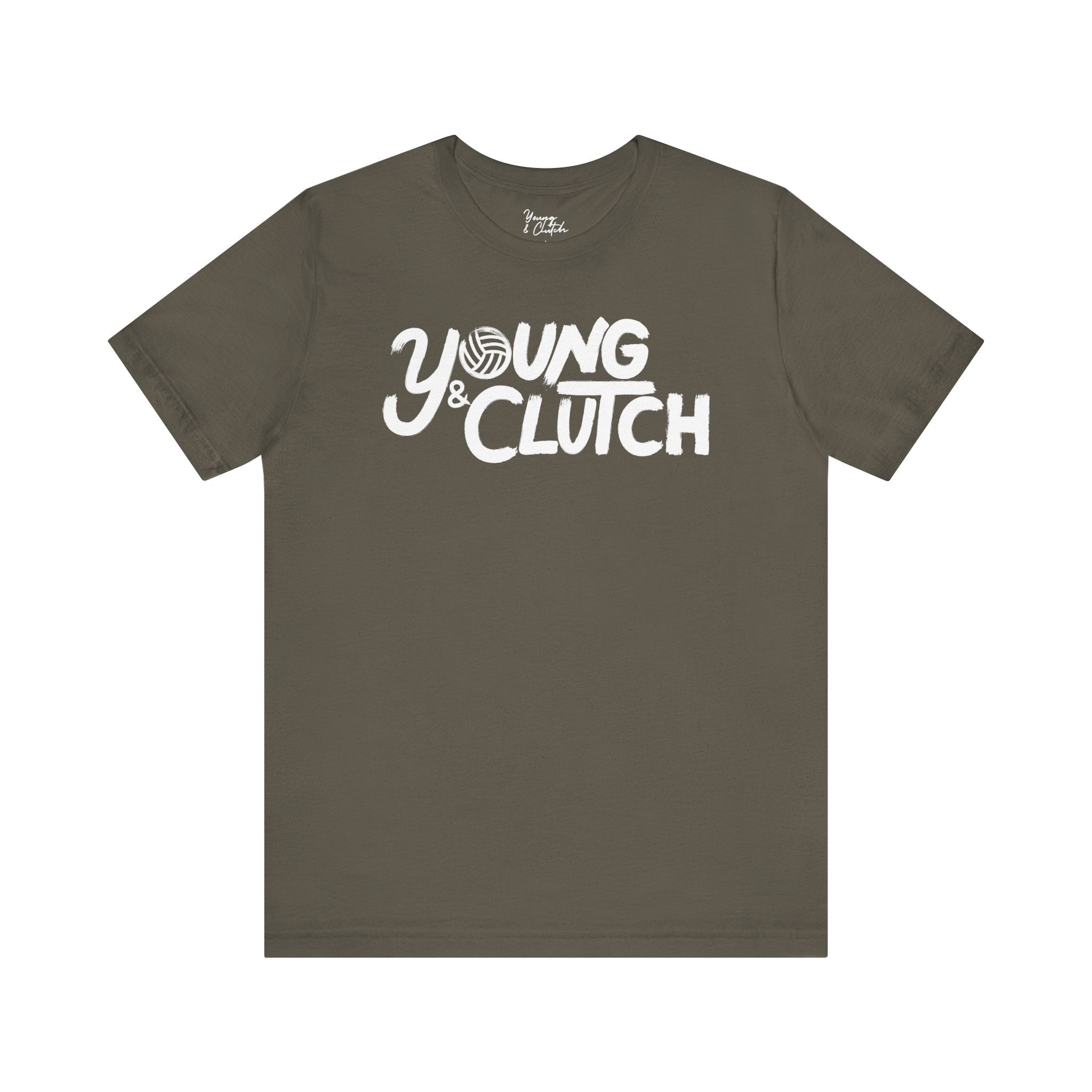 Adult Young & Clutch Volleyball T-shirt for youth