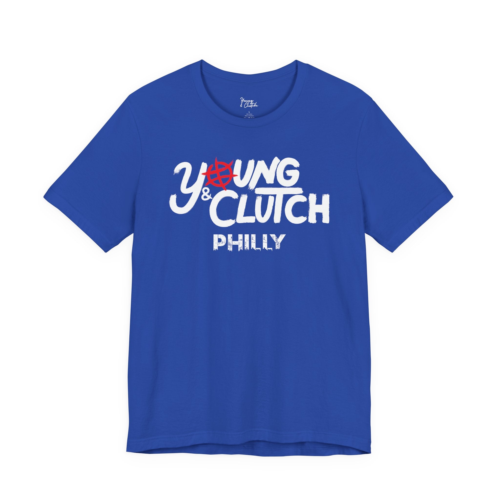 Young & Clutch Philly Basketball T-shirt (Adult size)