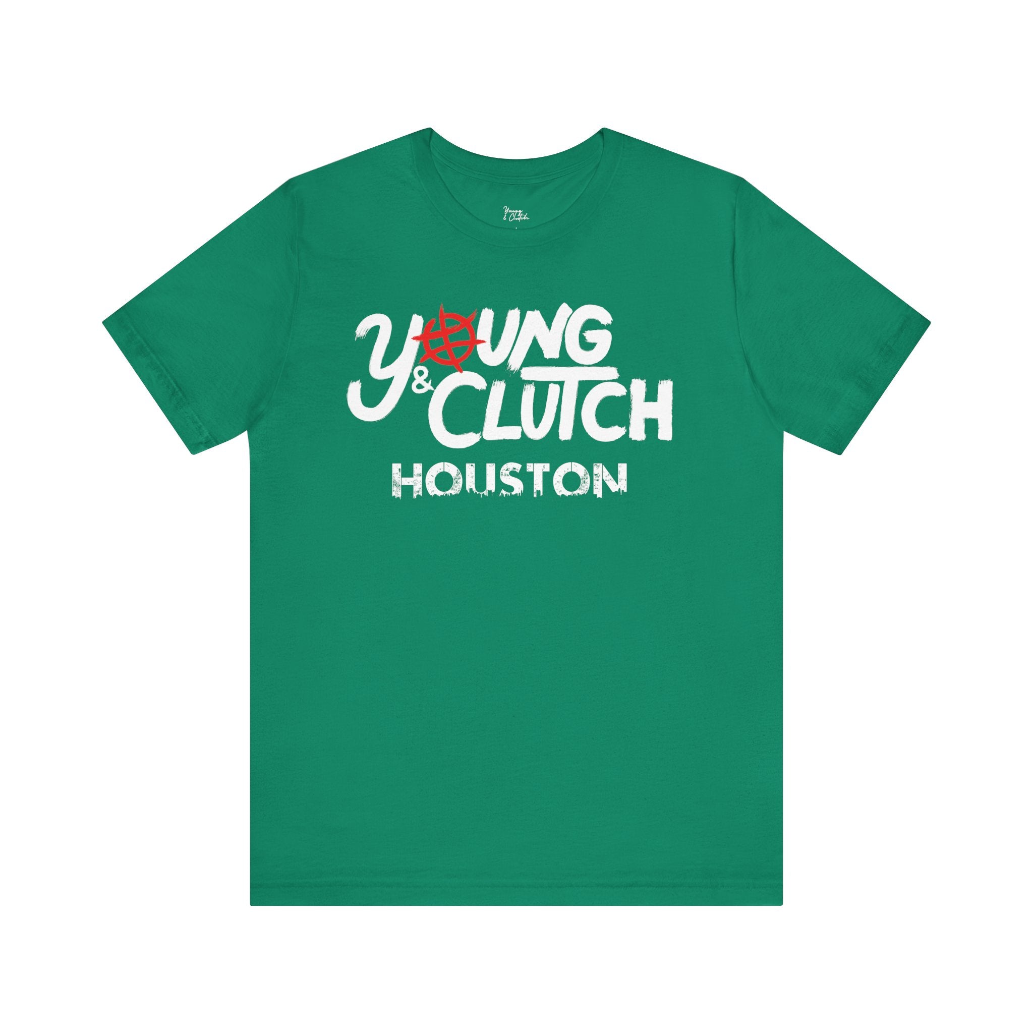 Young & Clutch Houston Basketball T-shirt (Adult size)