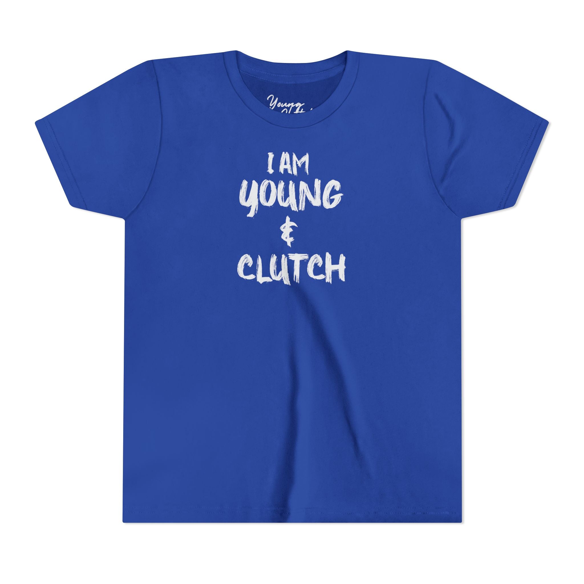 Youth Short Sleeve Tee I Am Young & Clutch