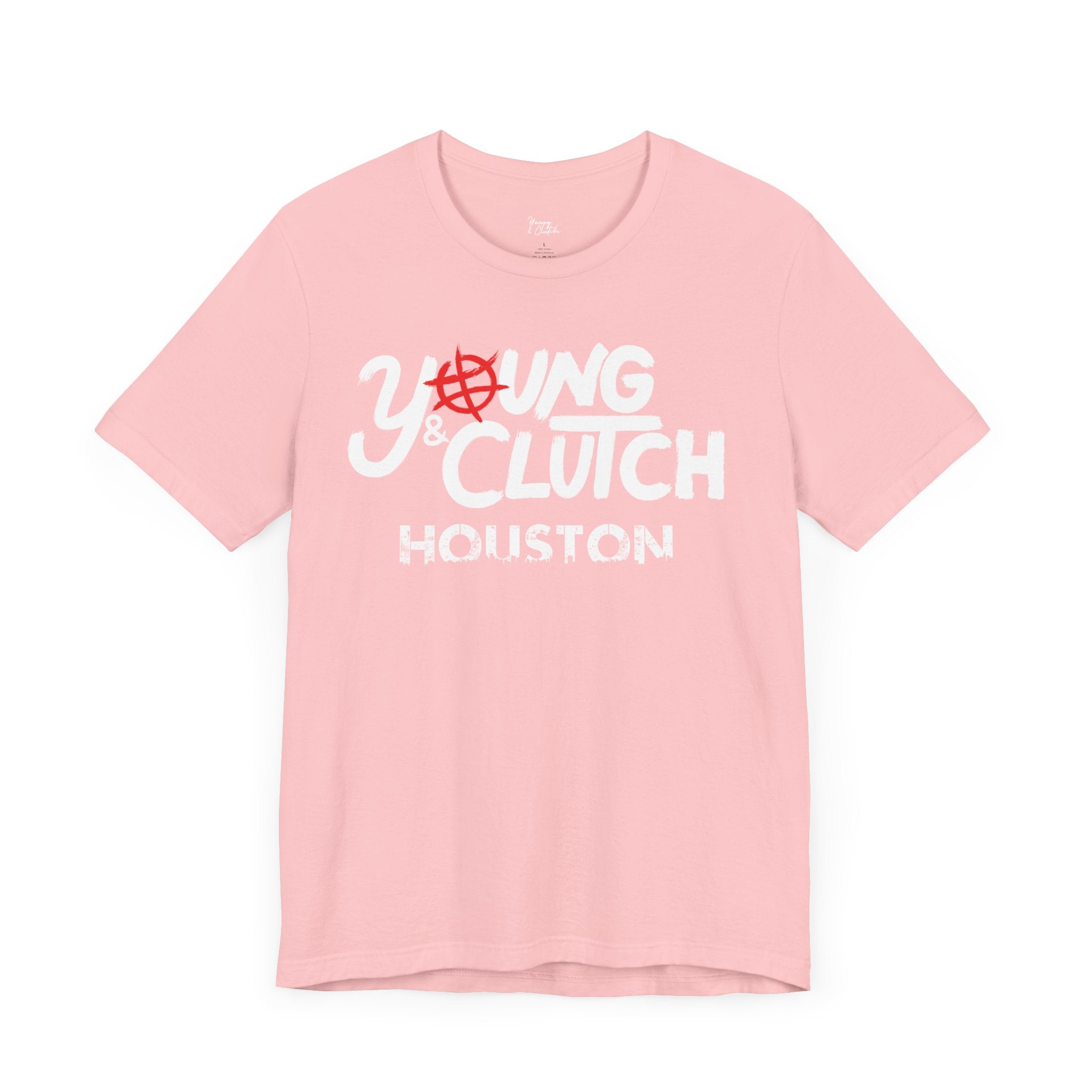 Young & Clutch Houston Basketball T-shirt (Adult size)