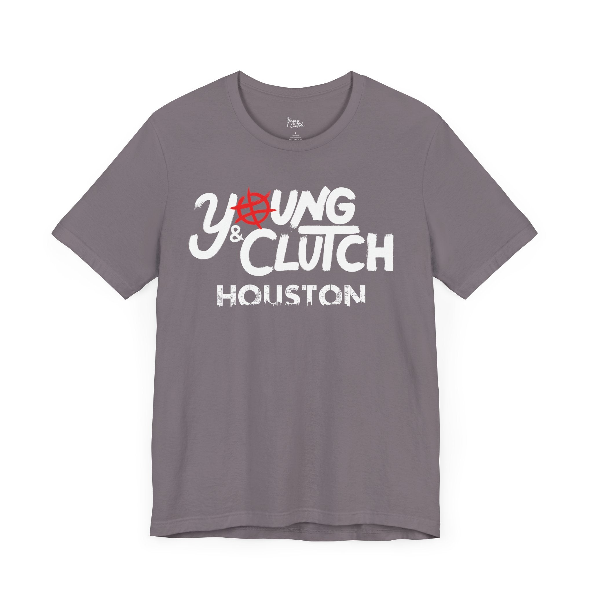 Young & Clutch Houston Basketball T-shirt (Adult size)