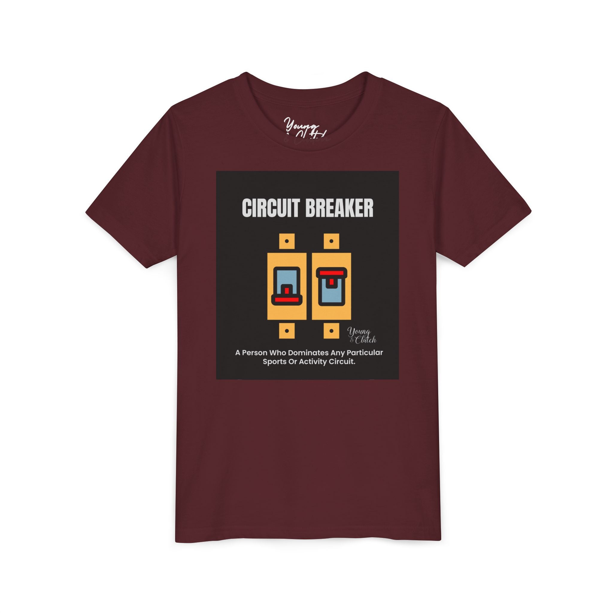 Youth Short Sleeve Tee Young & Clutch Circuit Breaker 2
