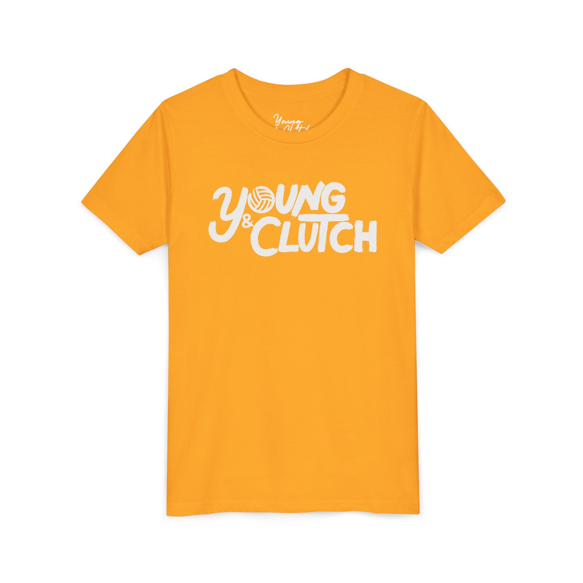 Youth Short Sleeve Tee - Young & Clutch Volleyball T-Shirt for Trendy Kids