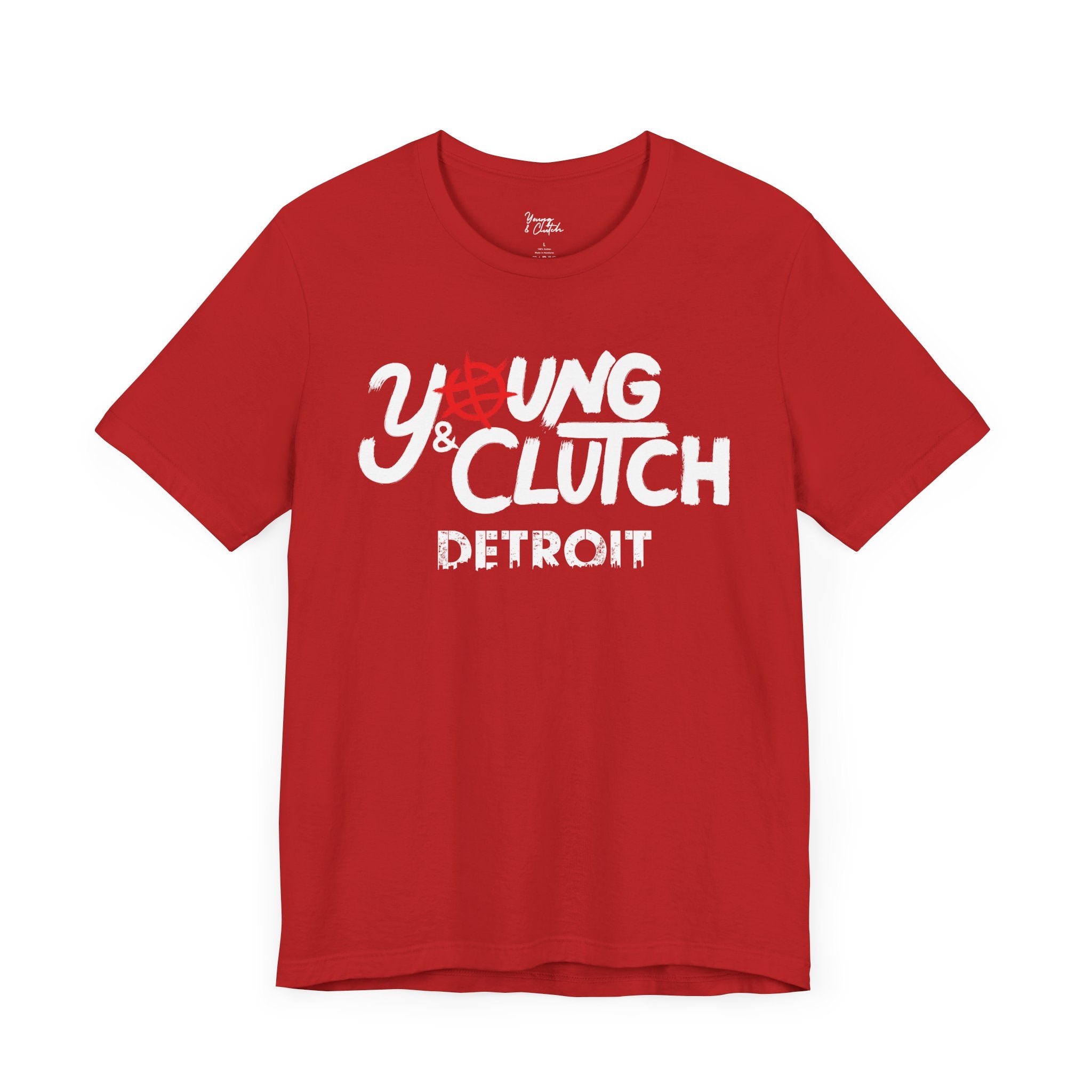 Young & Clutch Detroit Basketball T-shirt (Adult size)