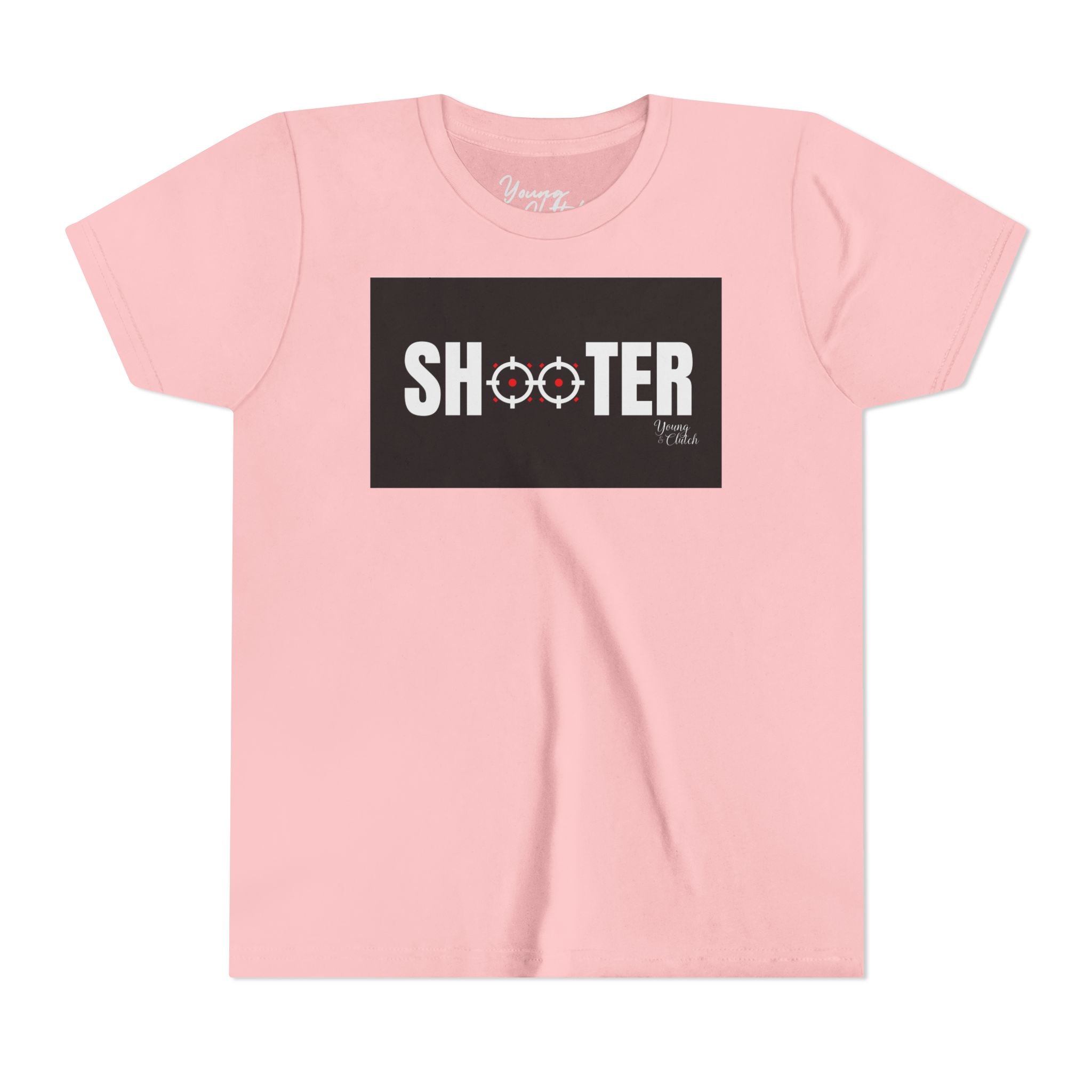 Youth Short Sleeve Tee Abstract Young & Clutch Shooter