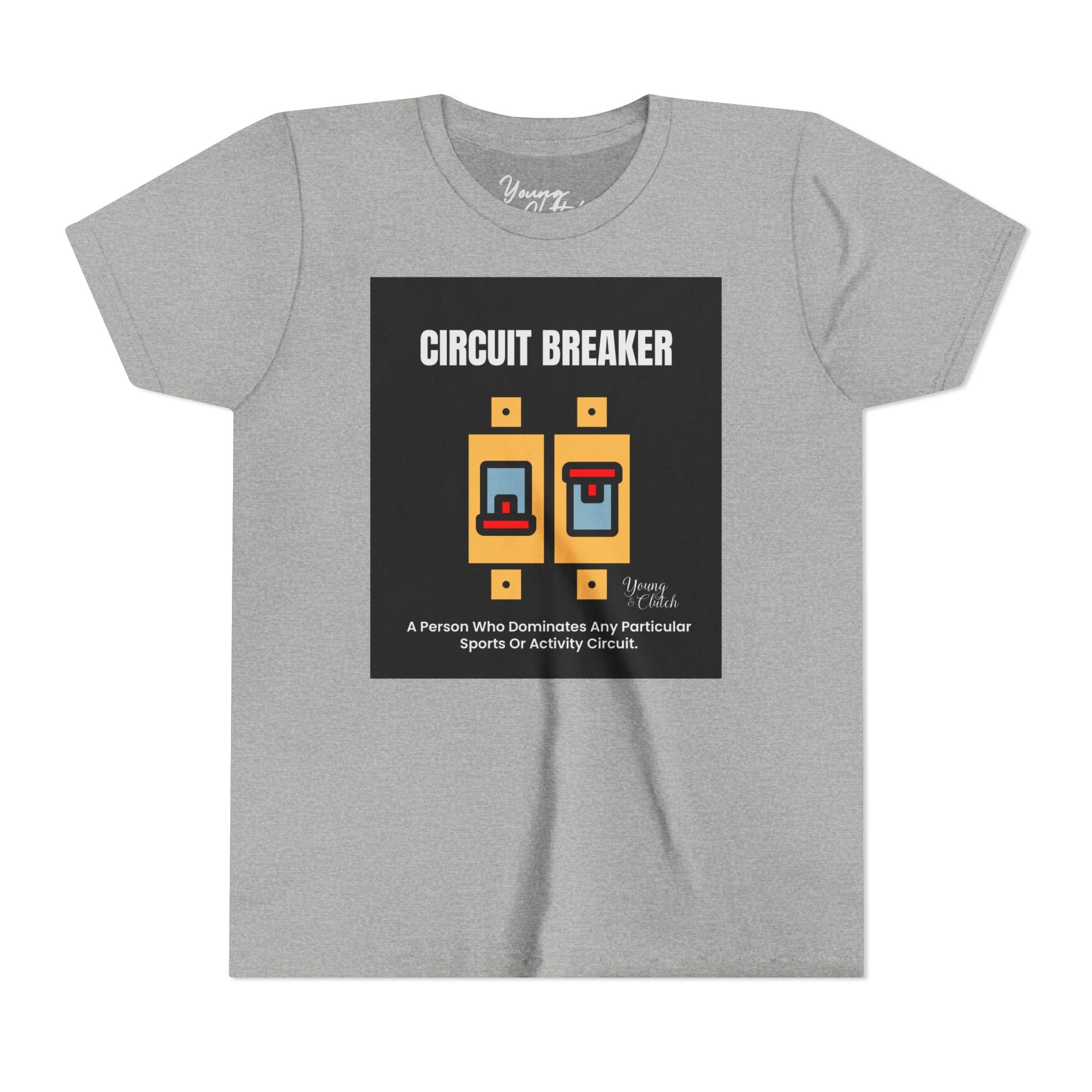 Youth Short Sleeve Tee Young & Clutch Circuit Breaker 2