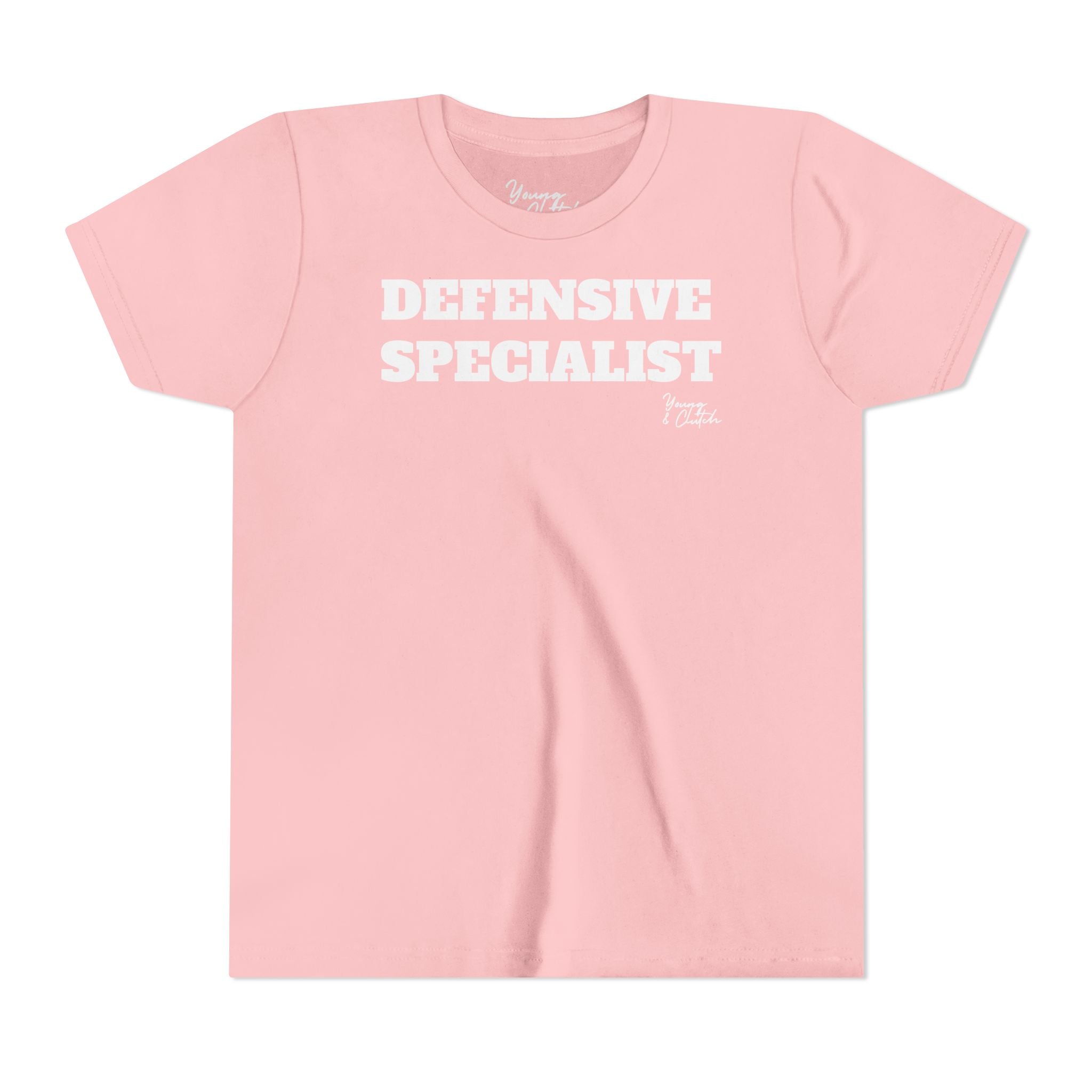 Youth Short Sleeve Tee Young & Clutch Defensive Specialist