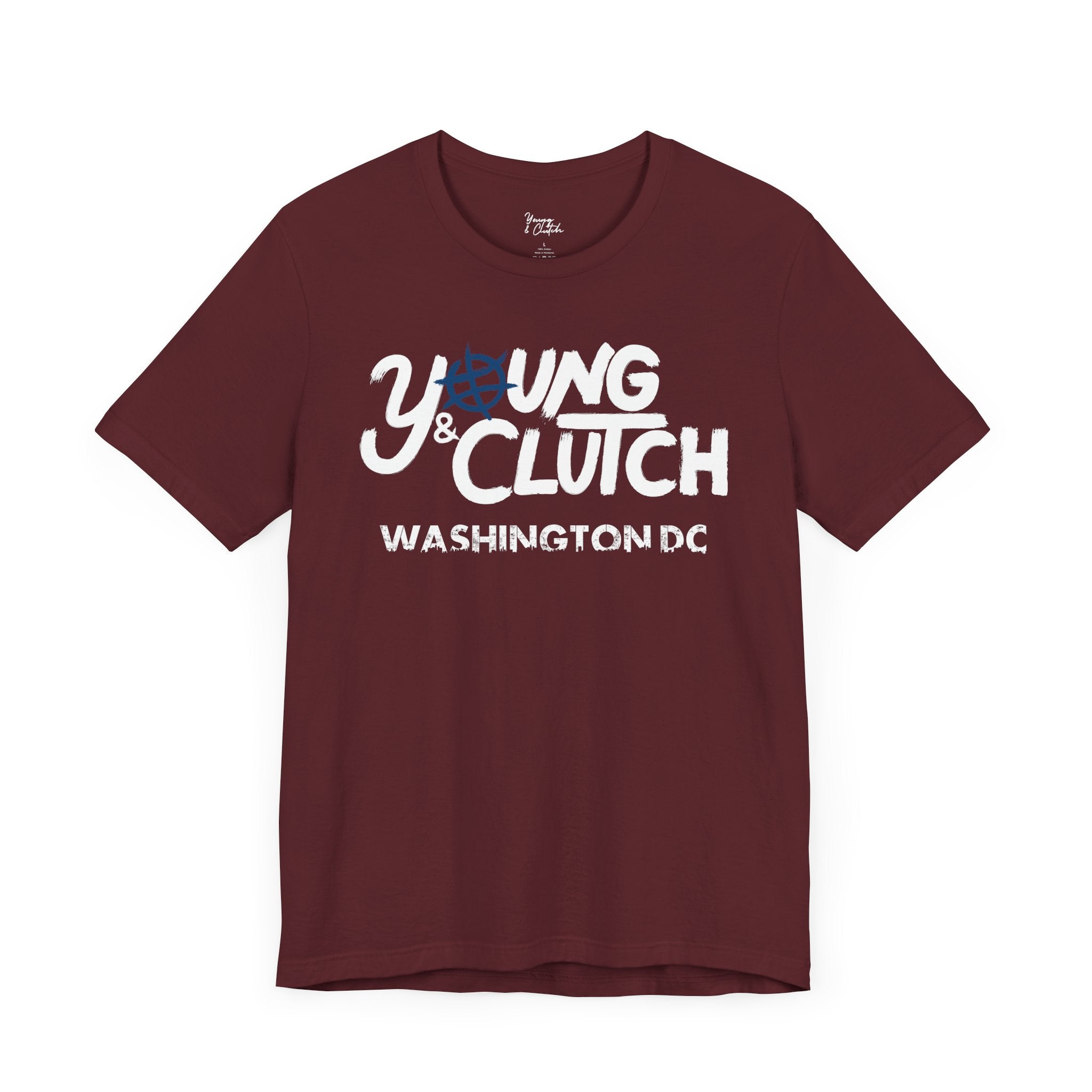 Young & Clutch Washington DC Basketball T-shirt (Adult size)