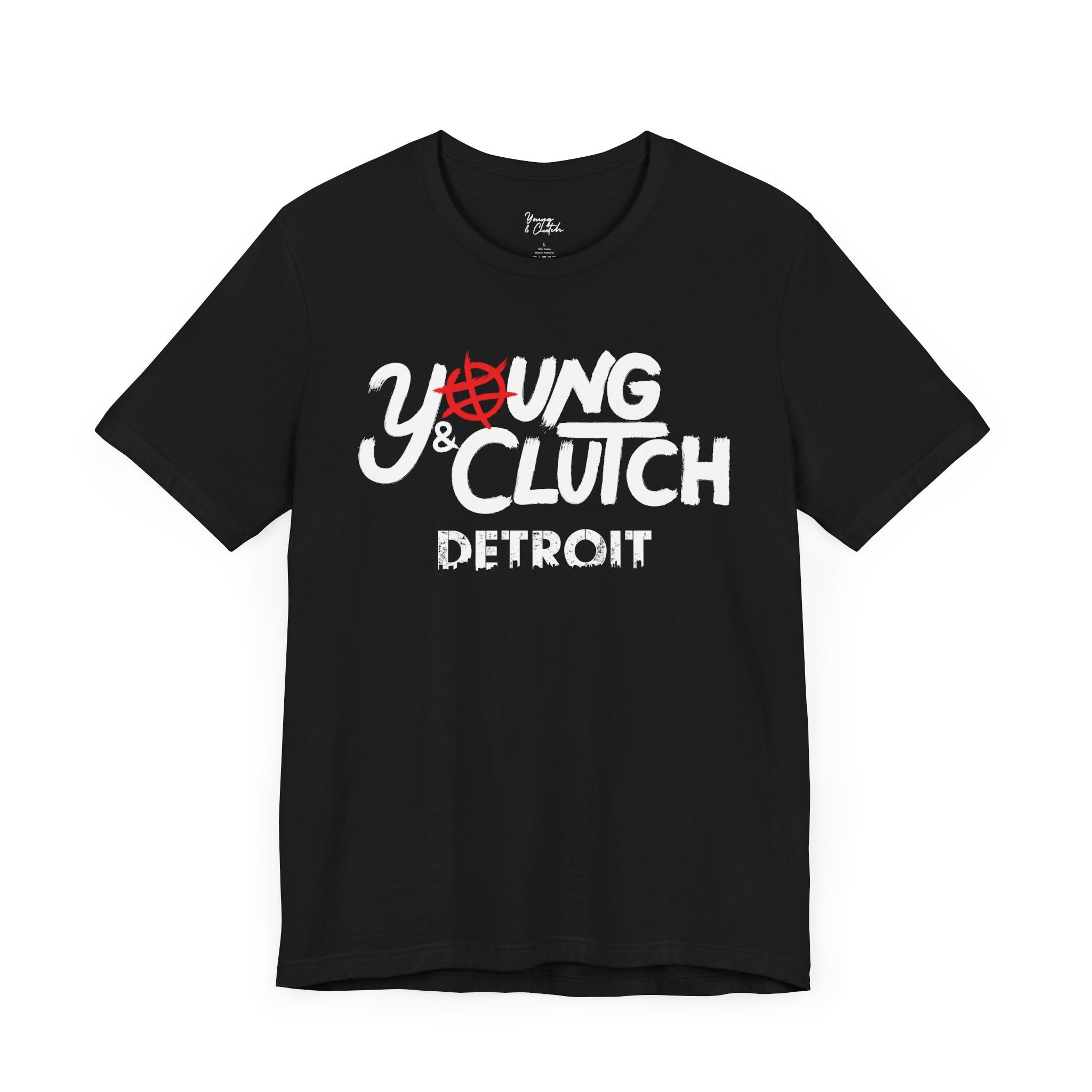 Young & Clutch Detroit Basketball T-shirt (Adult size)