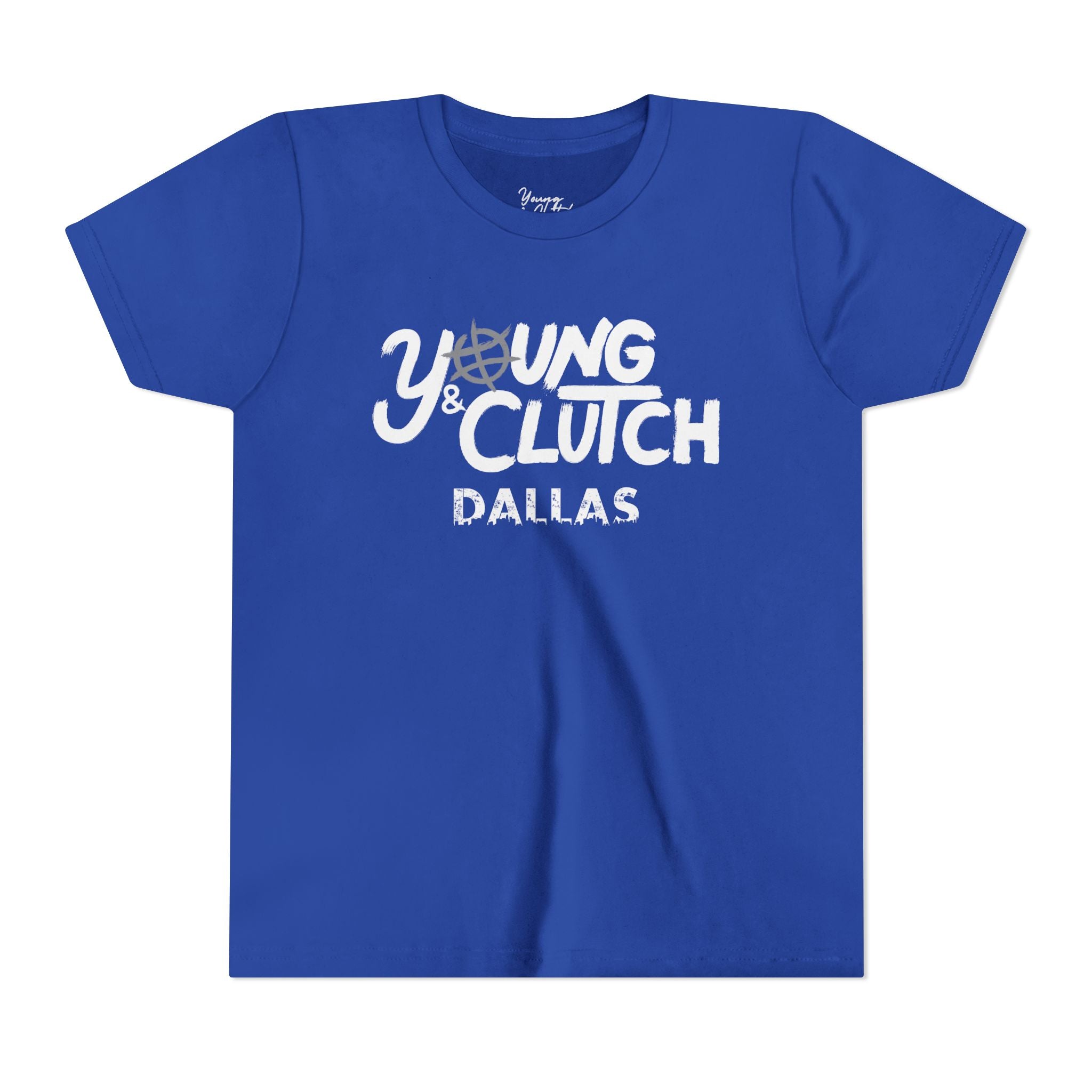 Youth Young & Clutch Dallas Basketball T-shirt
