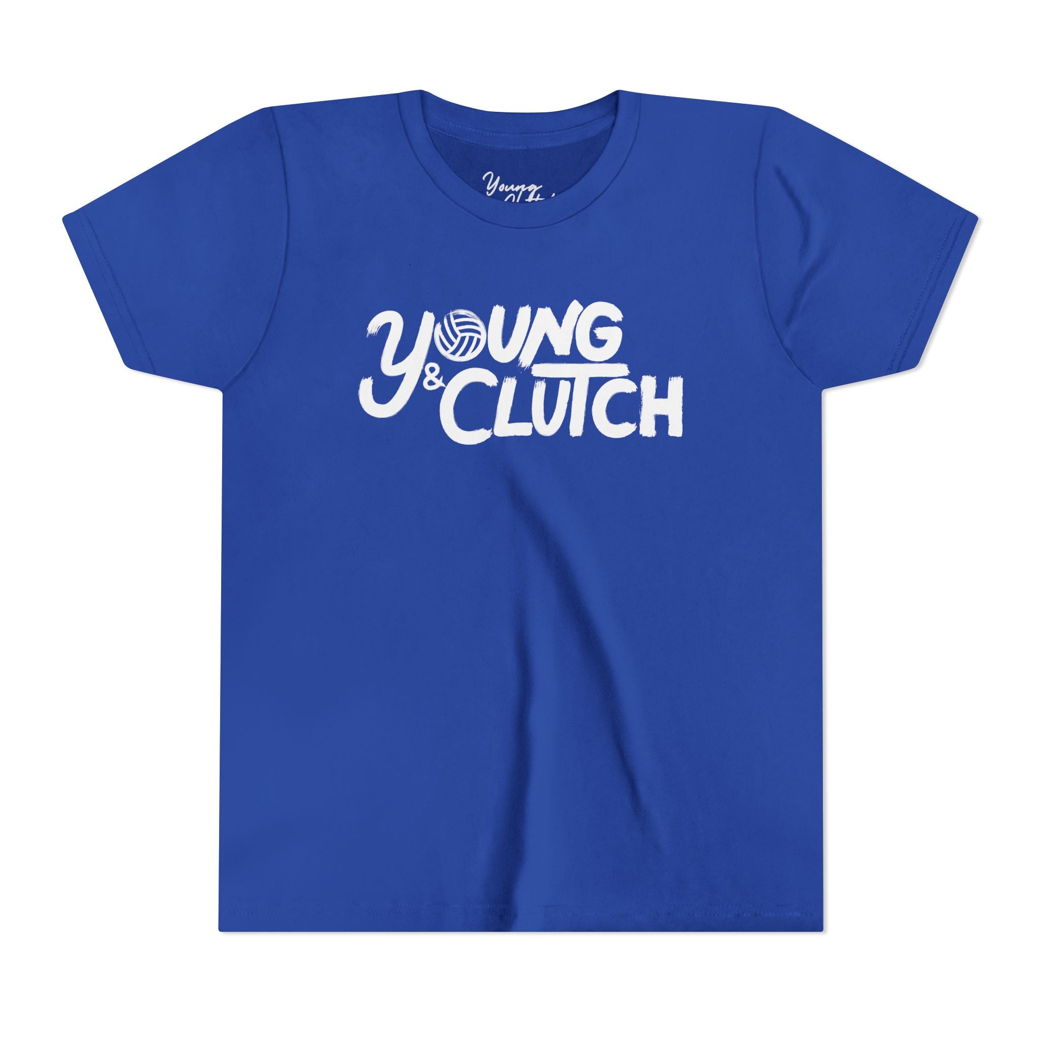 Youth Short Sleeve Tee - Young & Clutch Volleyball T-Shirt for Trendy Kids