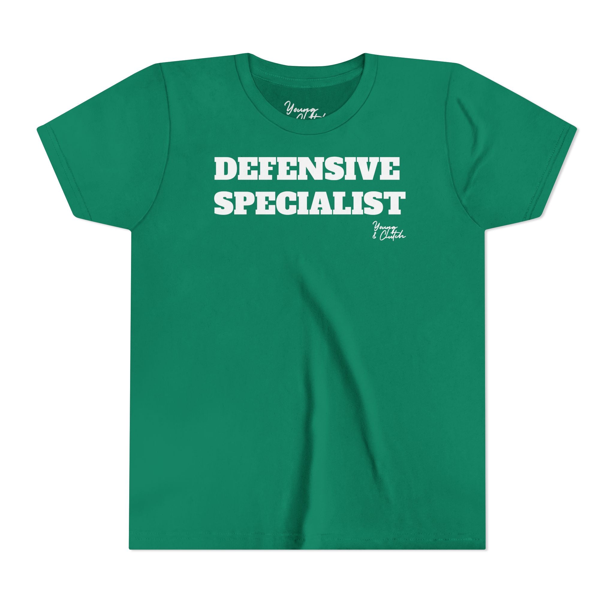 Youth Short Sleeve Tee Young & Clutch Defensive Specialist