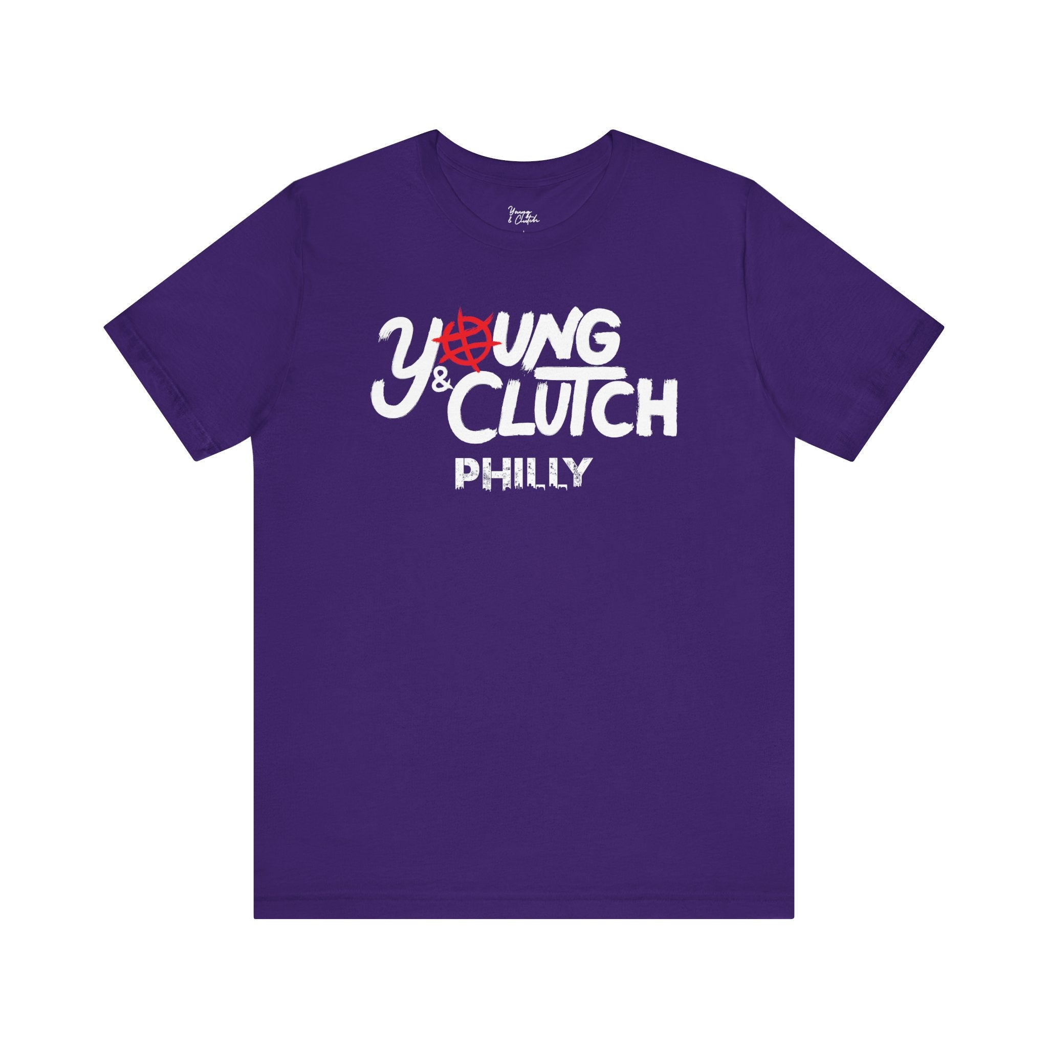 Young & Clutch Philly Basketball T-shirt (Adult size)