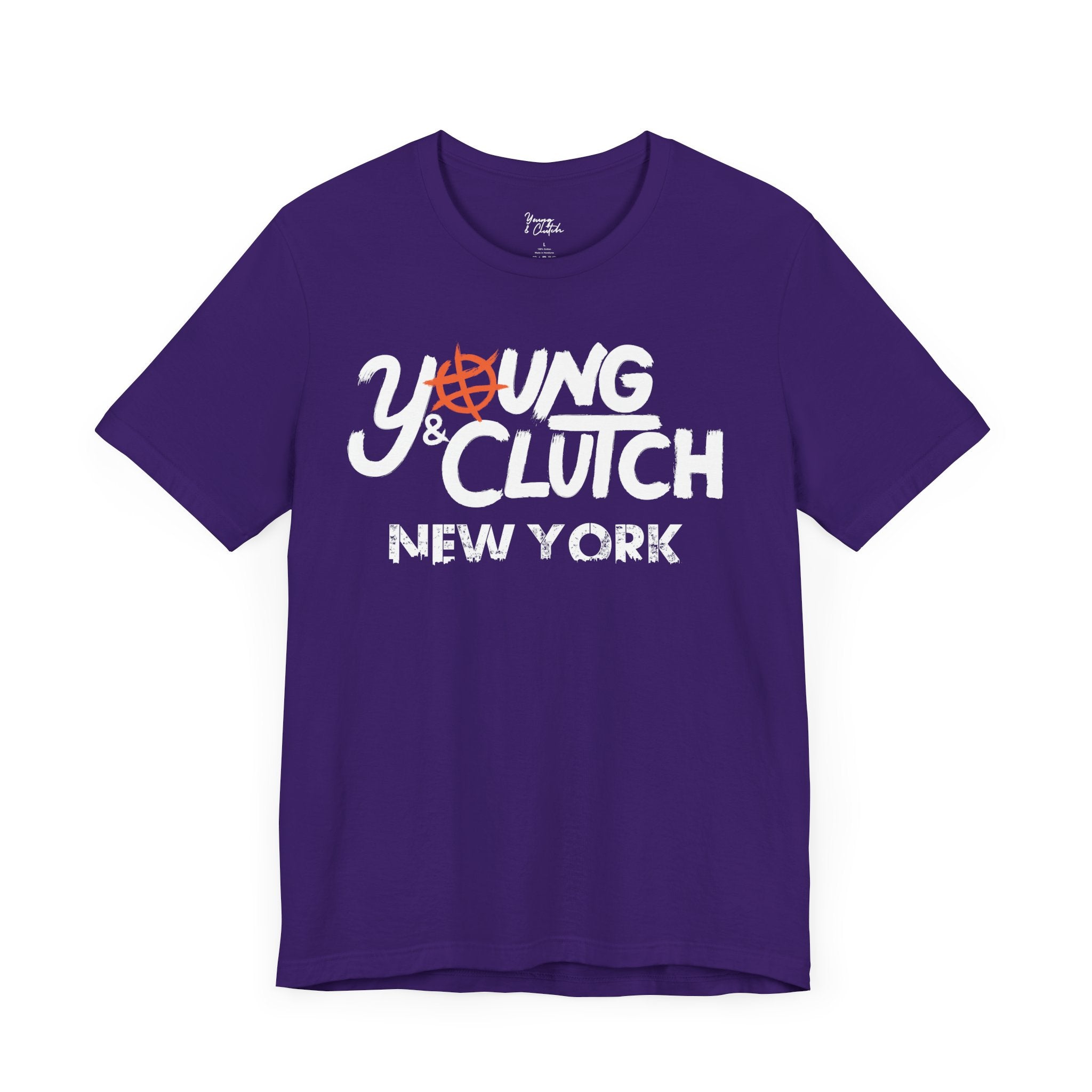 Young & Clutch New York Basketball T-shirt (Adult size)
