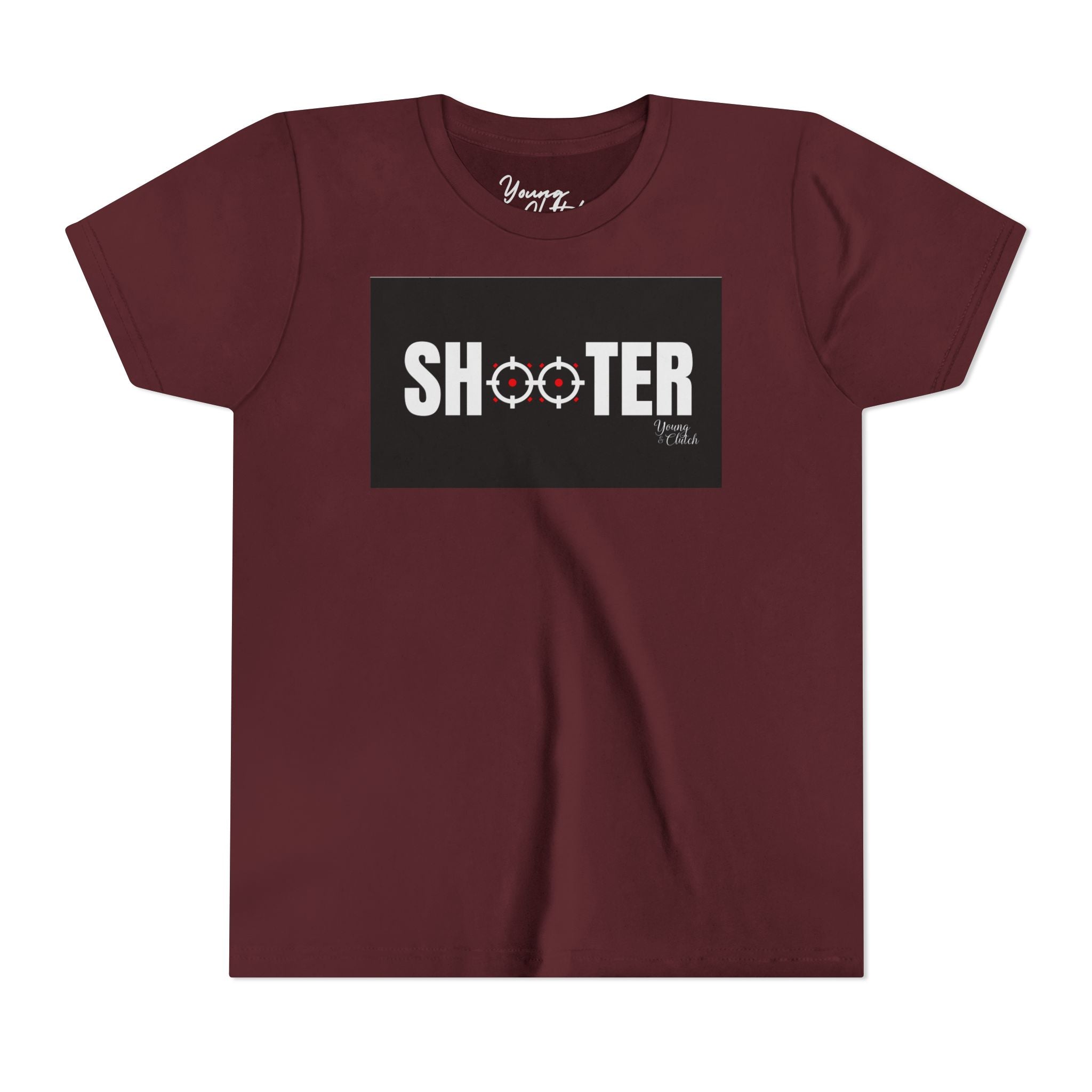 Youth Short Sleeve Tee Abstract Young & Clutch Shooter